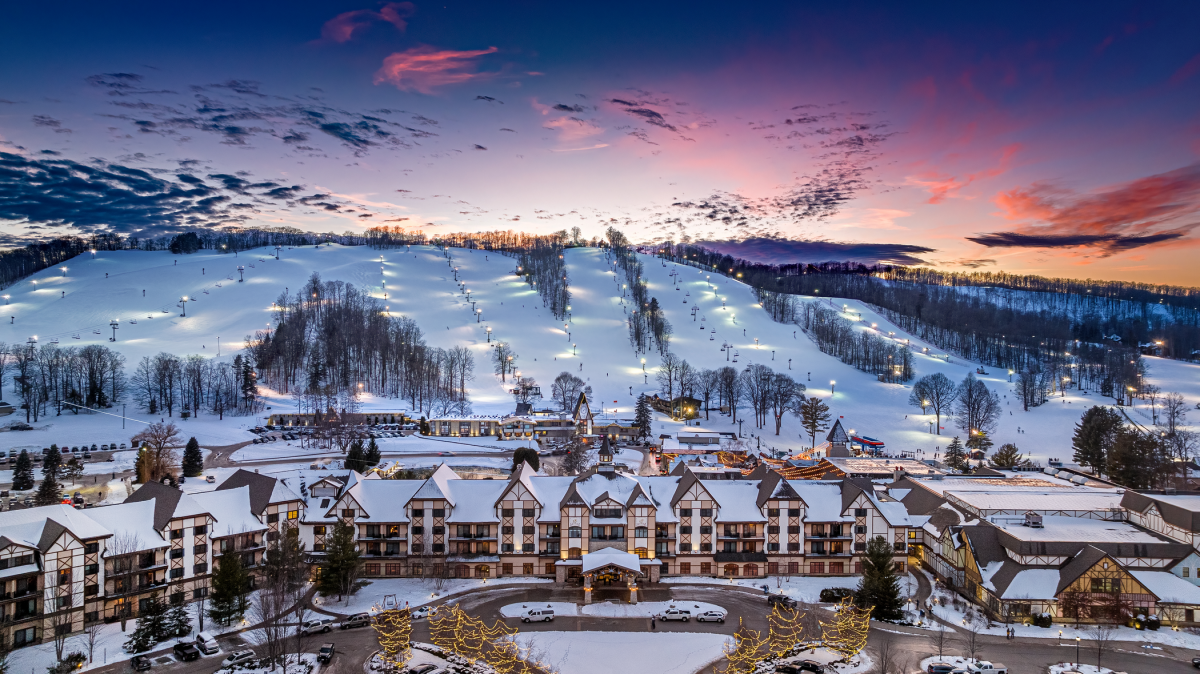 Northern Michigan ski resort infrastructure supporting residential and commercial real estate growth.