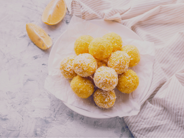 Energy balls au citron et noix de coco