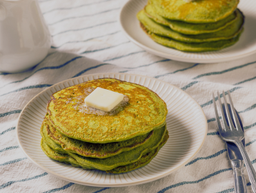 Pancakes végans au Matcha