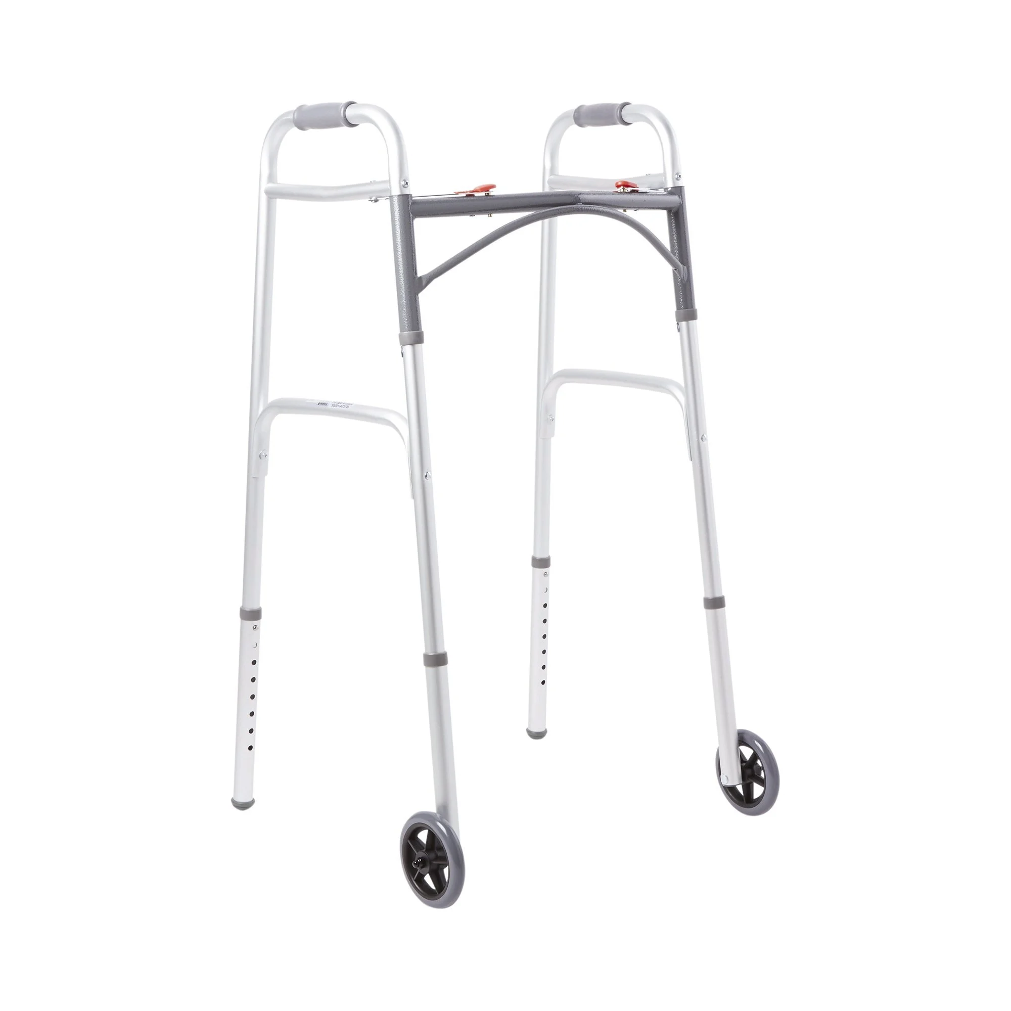 Folding Walker with Wheels - Adjustable Height