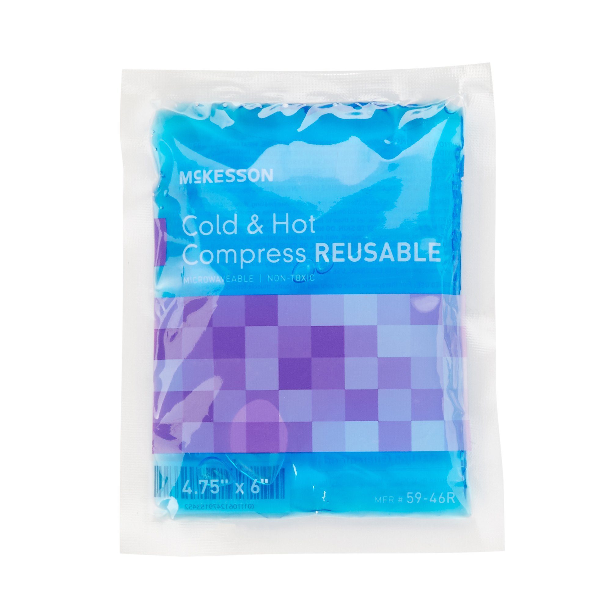 Gel Reusable Hot / Cold Pack McKesson General Purpose Small 4-3/4 X 6 Inch