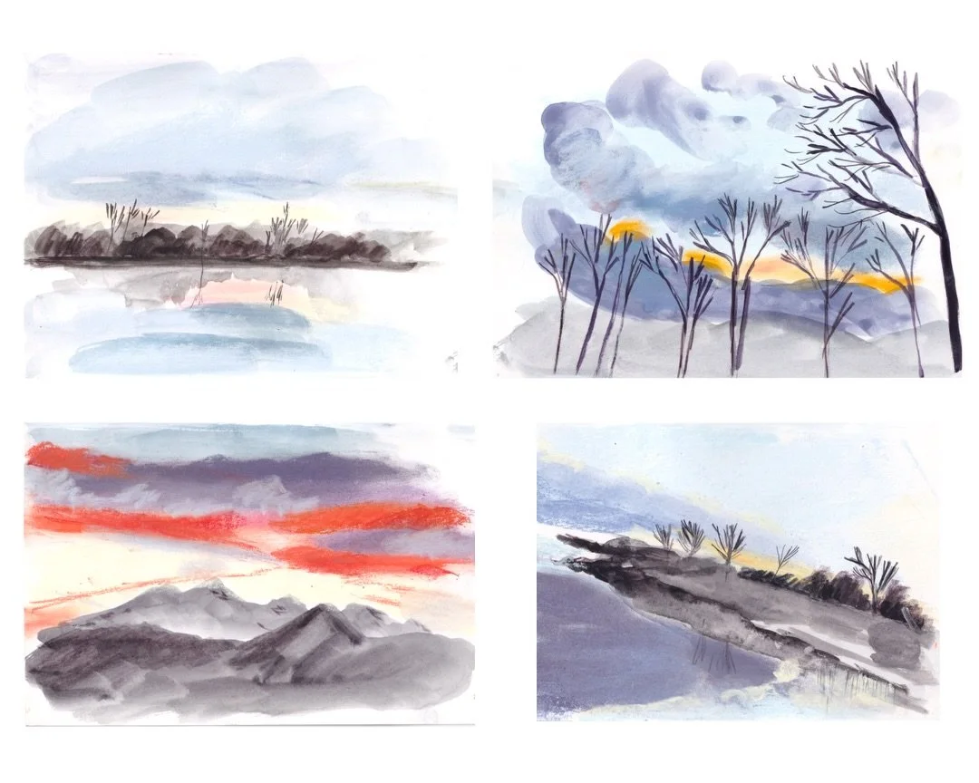 Winter skies drawing session with @francesives yesterday evening was a hit! thank you guys, love, Adrienn
#drawingsession #sketchbookdrawing #winterskies #patreon