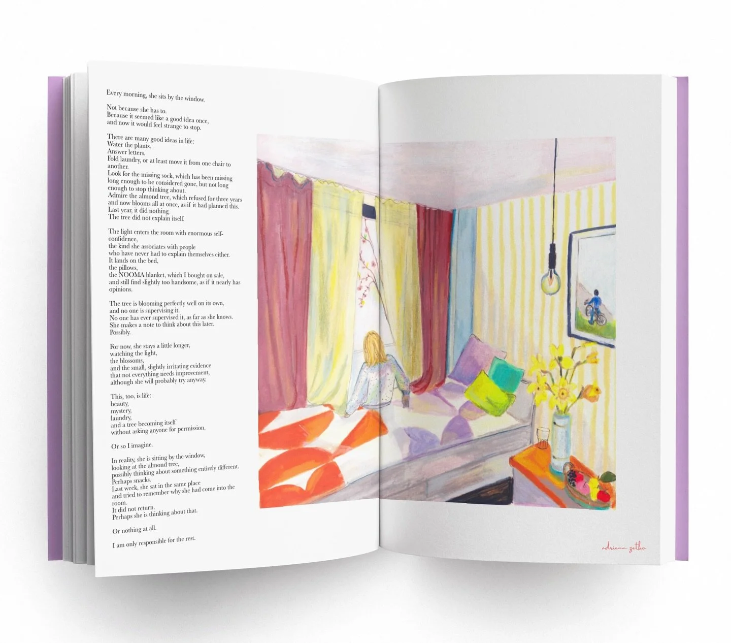 This is part of series I'm slowly building. 
Would you read a book made of moments like this? 
What do you think she is thinking about? 

Spring is here.
Birds are singing.
Happy friday dear all. 

#illustratedstories #visualstorytelling #artbooks #m