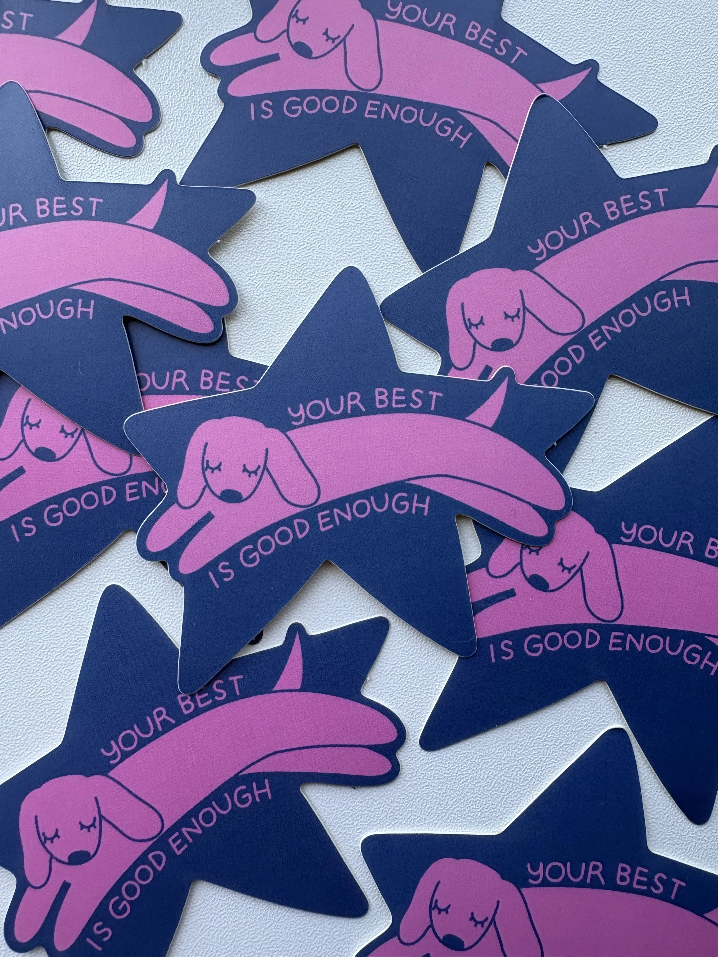 Your Best is Good Enough Dog Sticker - June '26 Mail
