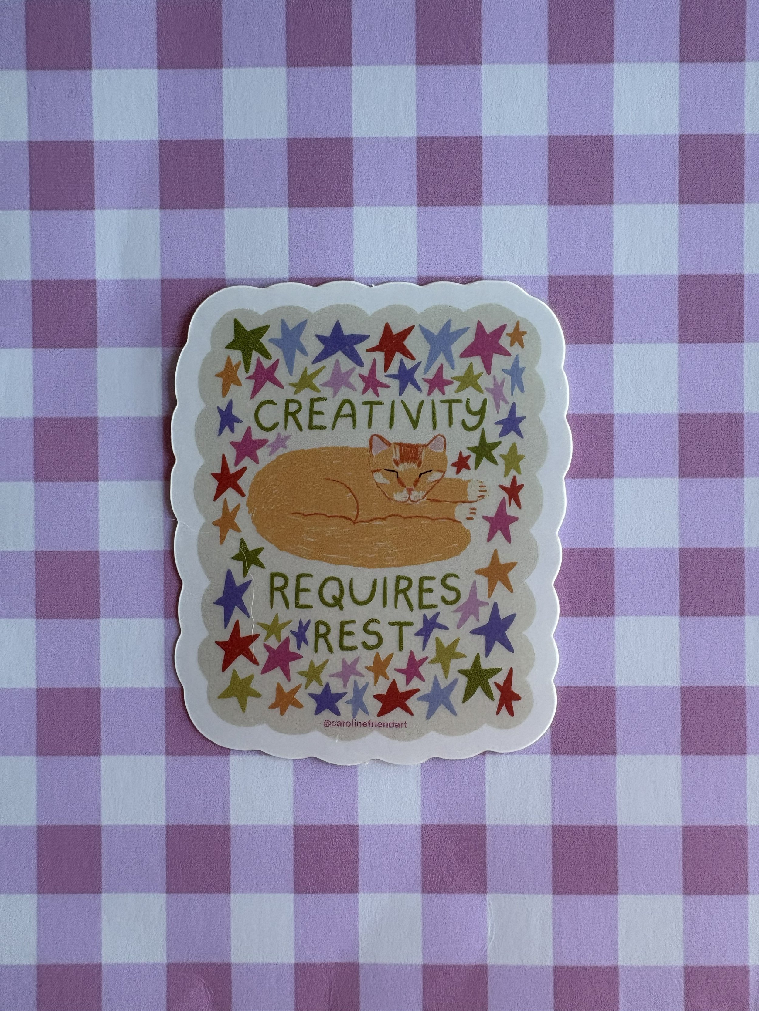 Creativity Requires Rest Sticker