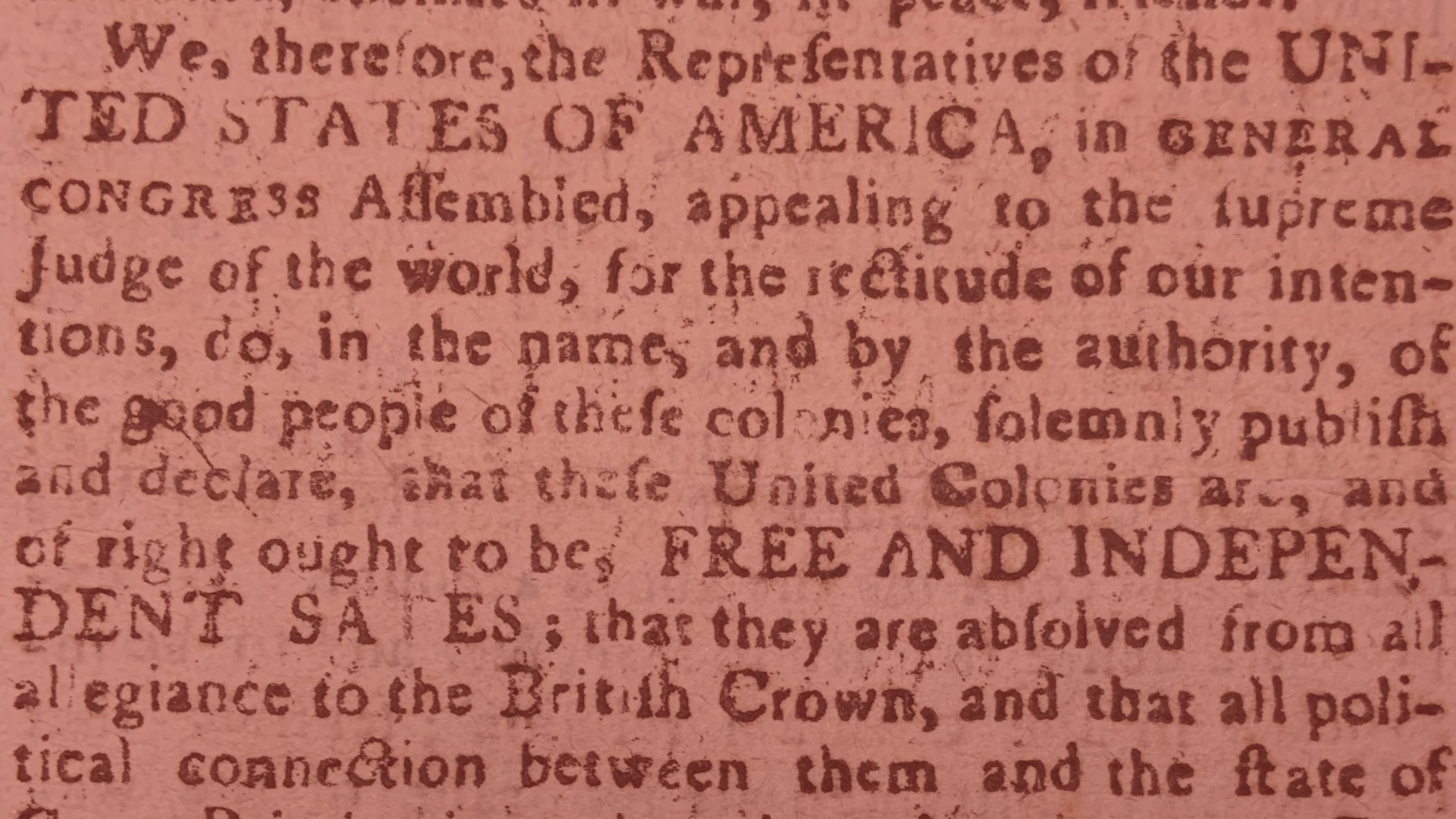 Free and Independent Sates