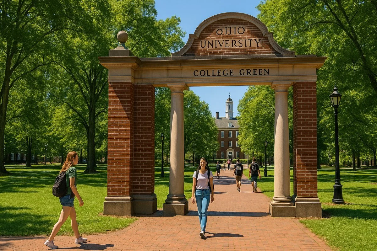 Alumni Gateway at Ohio University in Athens Ohio