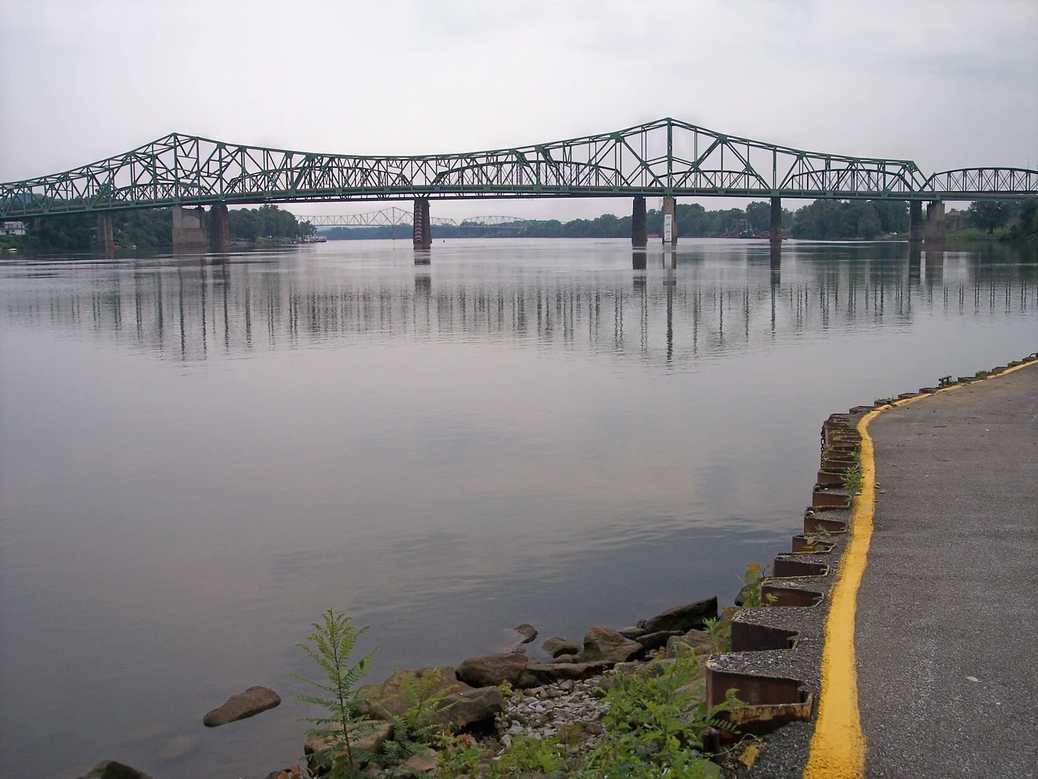 Belpre Parkersburg Bridge over the Ohio River