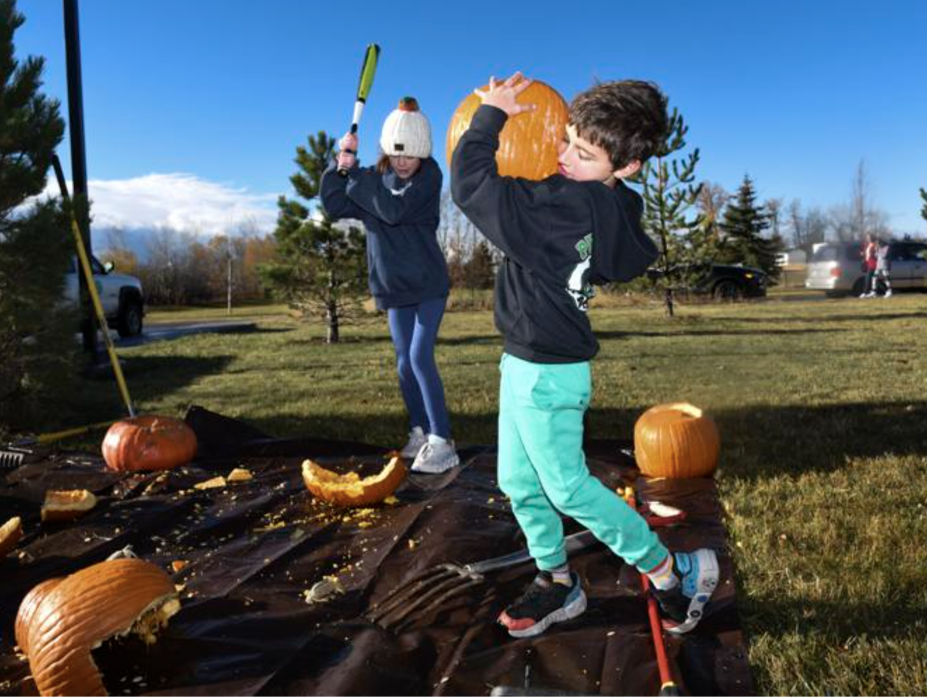 Curbside composting company hosts 6th annual Pumpkin Smash in Bozeman
