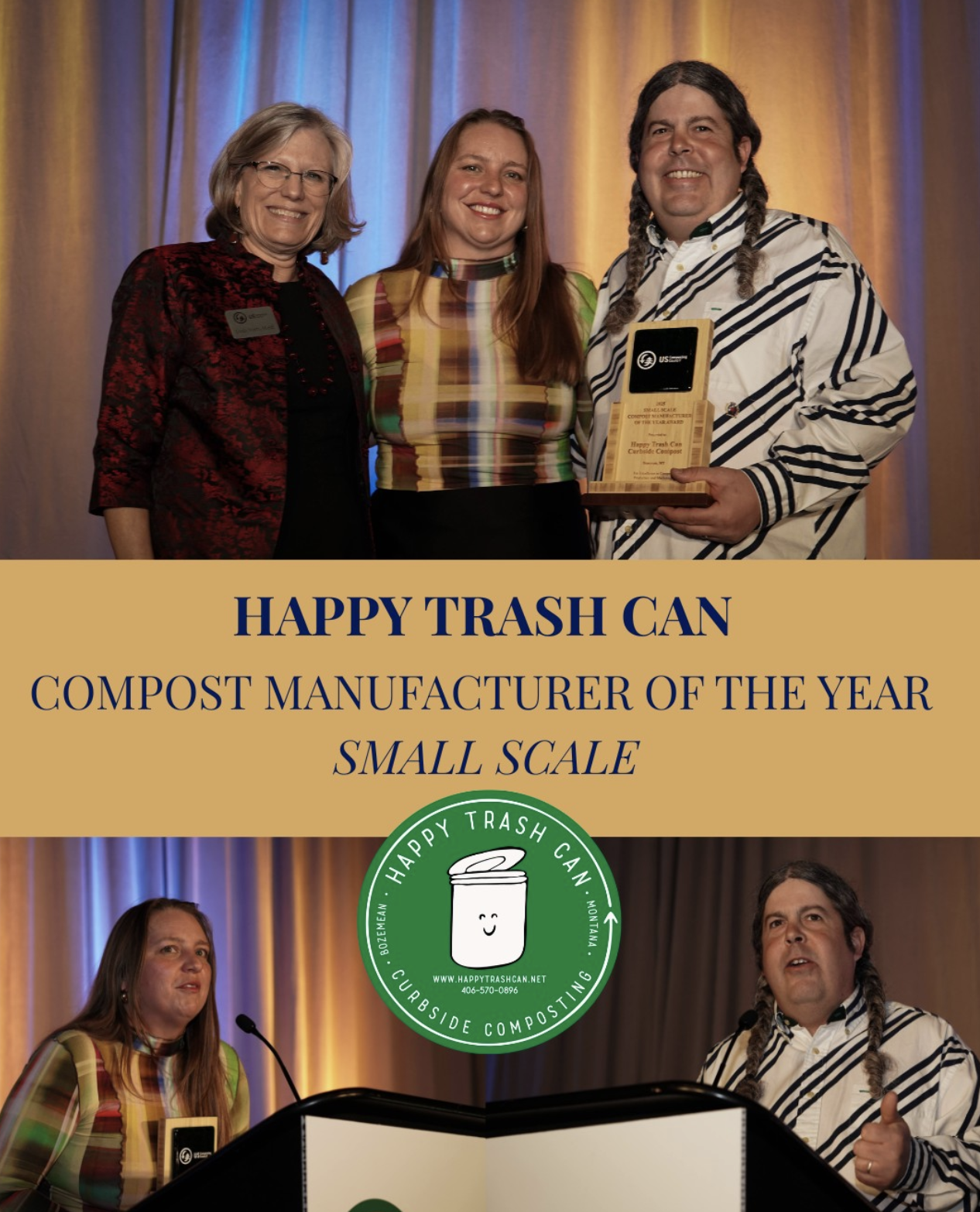 Uscc awards 2025 small scale compost manufacturer of the year