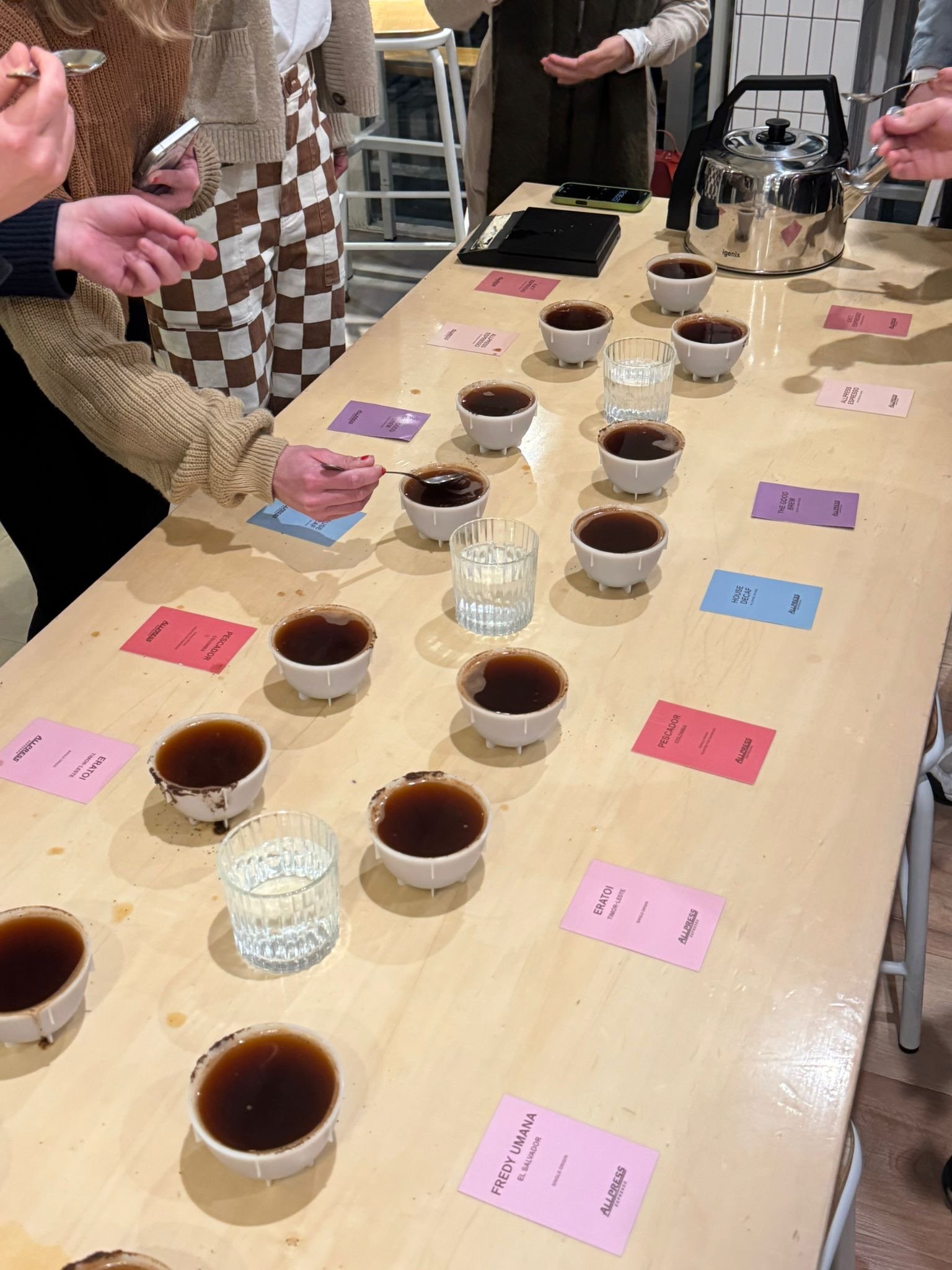 Origin Coffee Cupping