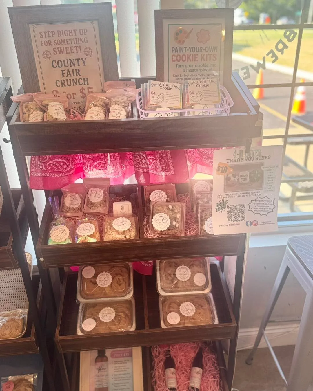 🍬 The Lucky Penny is Stocked &amp; Sweet! 🍬
Our stand at The Lucky Penny is freshly stocked and bursting with treats you&rsquo;ll love!

✨ County Fair Crunch &ndash; sweet, salty, crunchy perfection 🍿
🎨 Paint-Your-Own Cookie Kits &ndash; let your