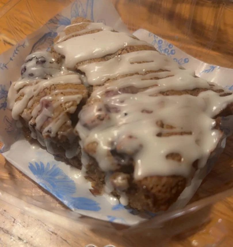 ☀️🫐🍋 Say hello to our Blueberry Sunshine Blondie Bars! 

Thick, chewy golden bars baked with juicy blueberries, a kiss of lemon, and a sweet lemony vanilla glaze drizzle. They&rsquo;re a taste of pure sunshine in every bite 🌼

✨ Freshly baked and 