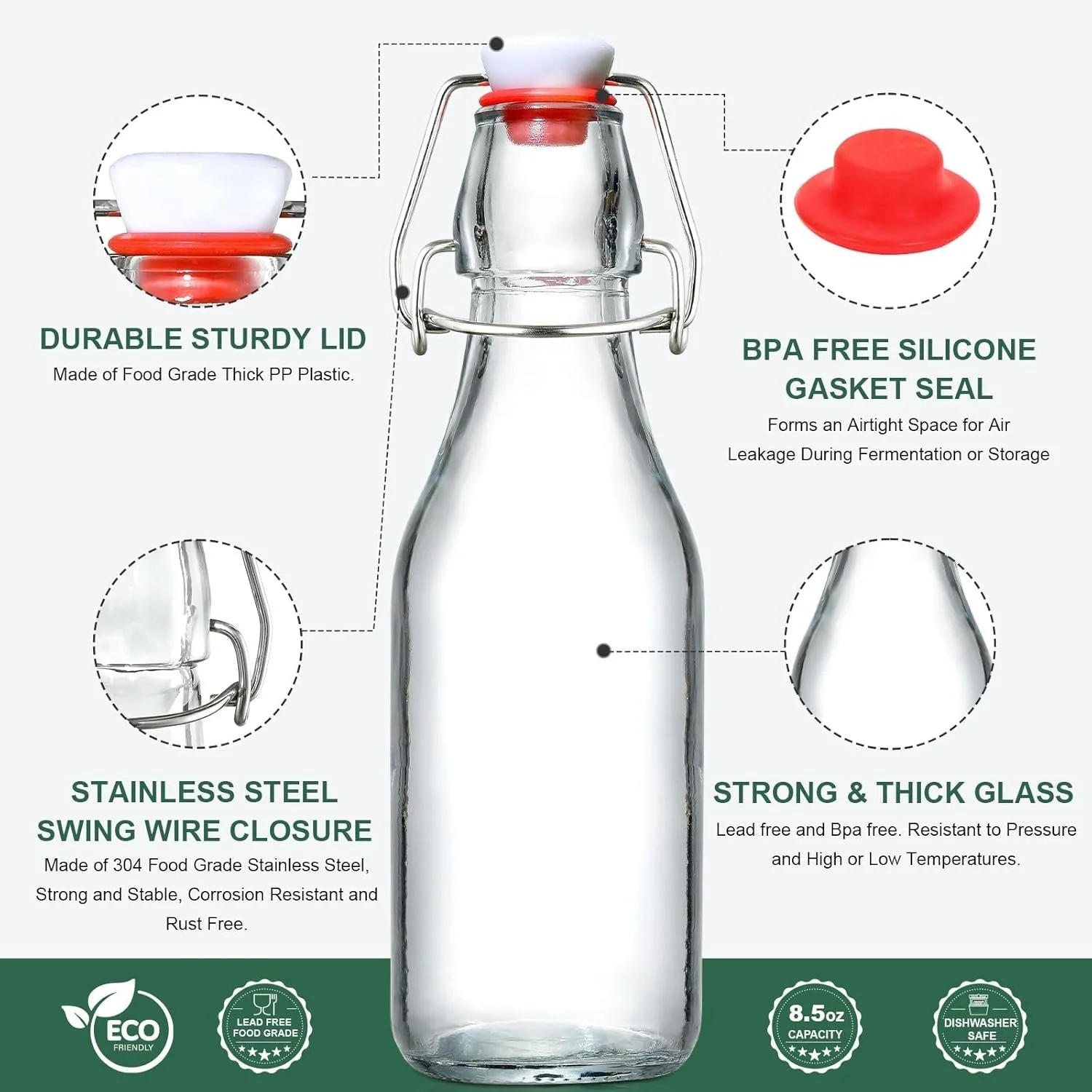 Glass Storage Bottles