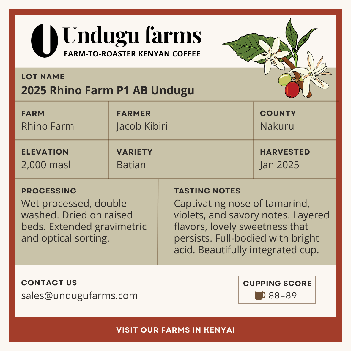 2025 Rhino Farm P1 AB Undugu
