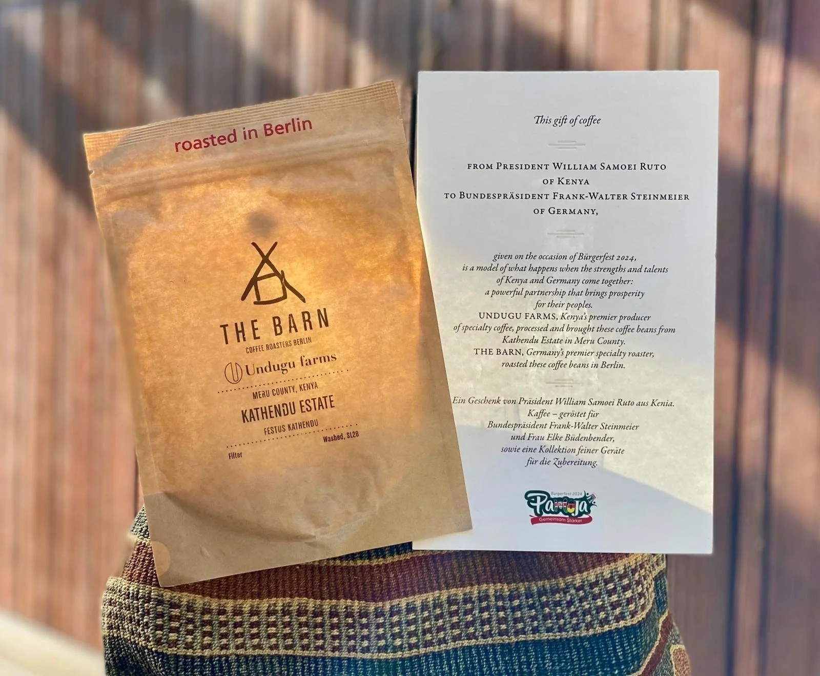 Undugu Kathendu The Barn Kenya President Germany President Kathendu