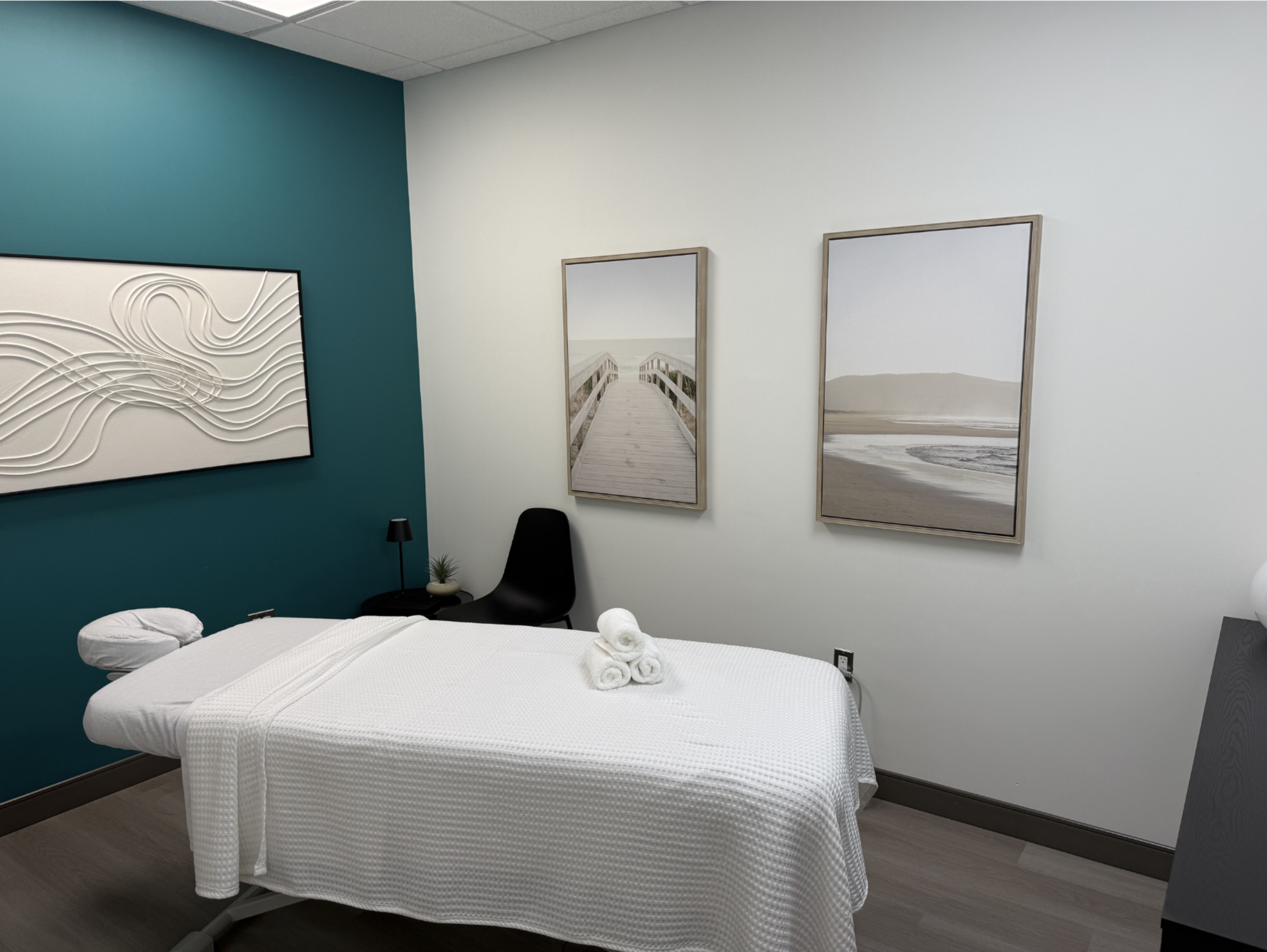 Massage therapy room at Better Beyond Rehab