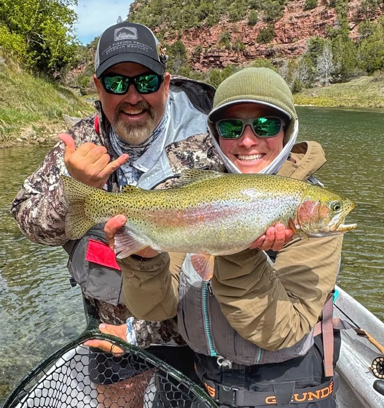 Did they catch you having far too much fun?
come with me, 
when they see us, 
they&rsquo;ll run&hellip;
.
.
.
#cancelled #taylorswift #greenriver #catchandrelease #queenofthegreen @scientificanglers @orvisflyfishing @grundens