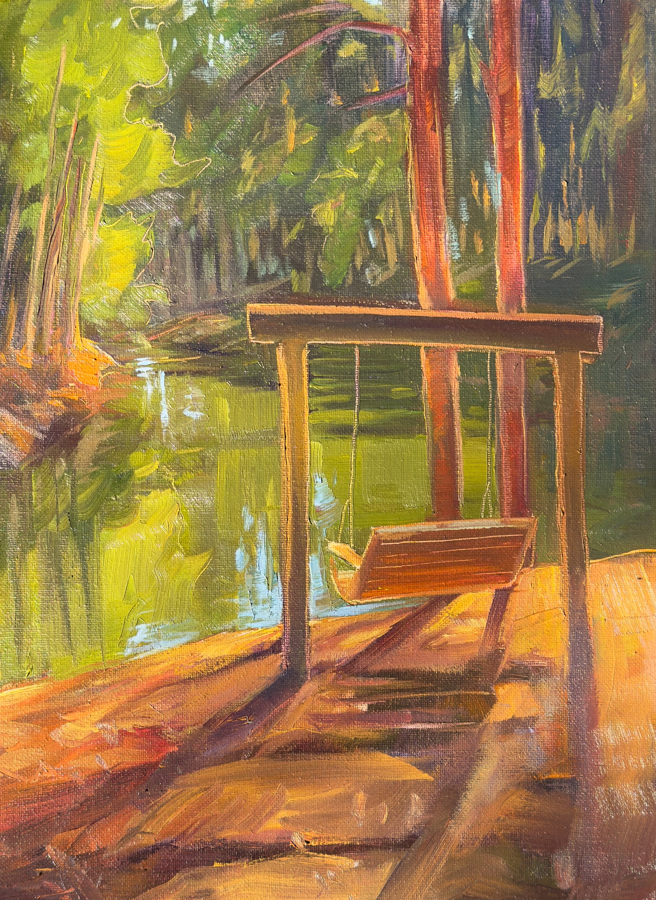 Wannamaker Park 2
Oil on Canvas