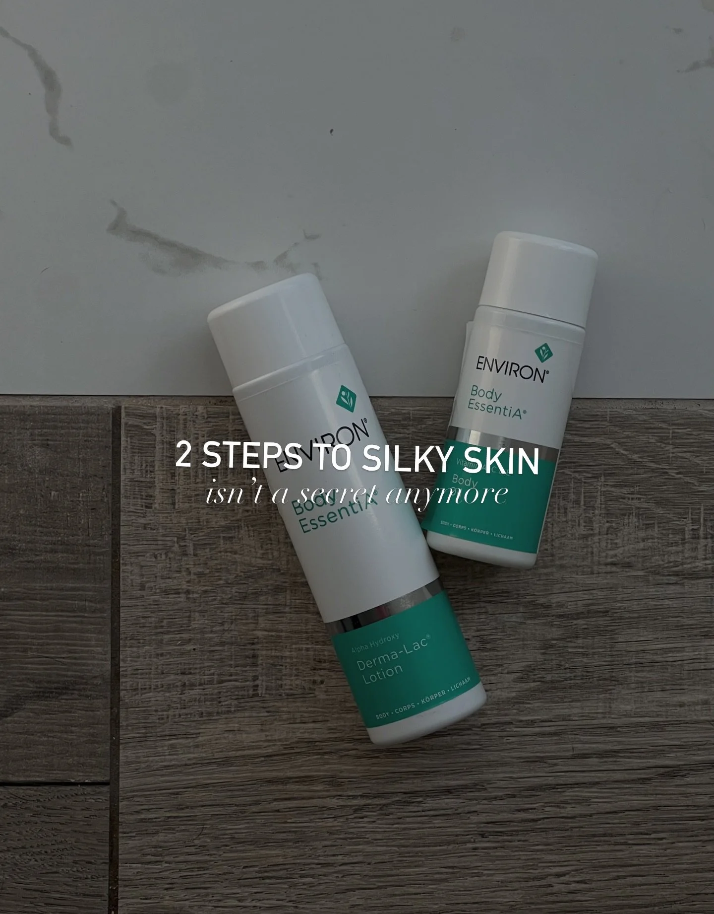 skincare shouldn&rsquo;t stop at the neck 

the Environ Body Duo exfoliates, protects, &amp; hydrates to bring you softer, brighter, more even-looking skin 🪽🤍

If you&rsquo;ve been neglecting your body care, this is your sign to start treating it w