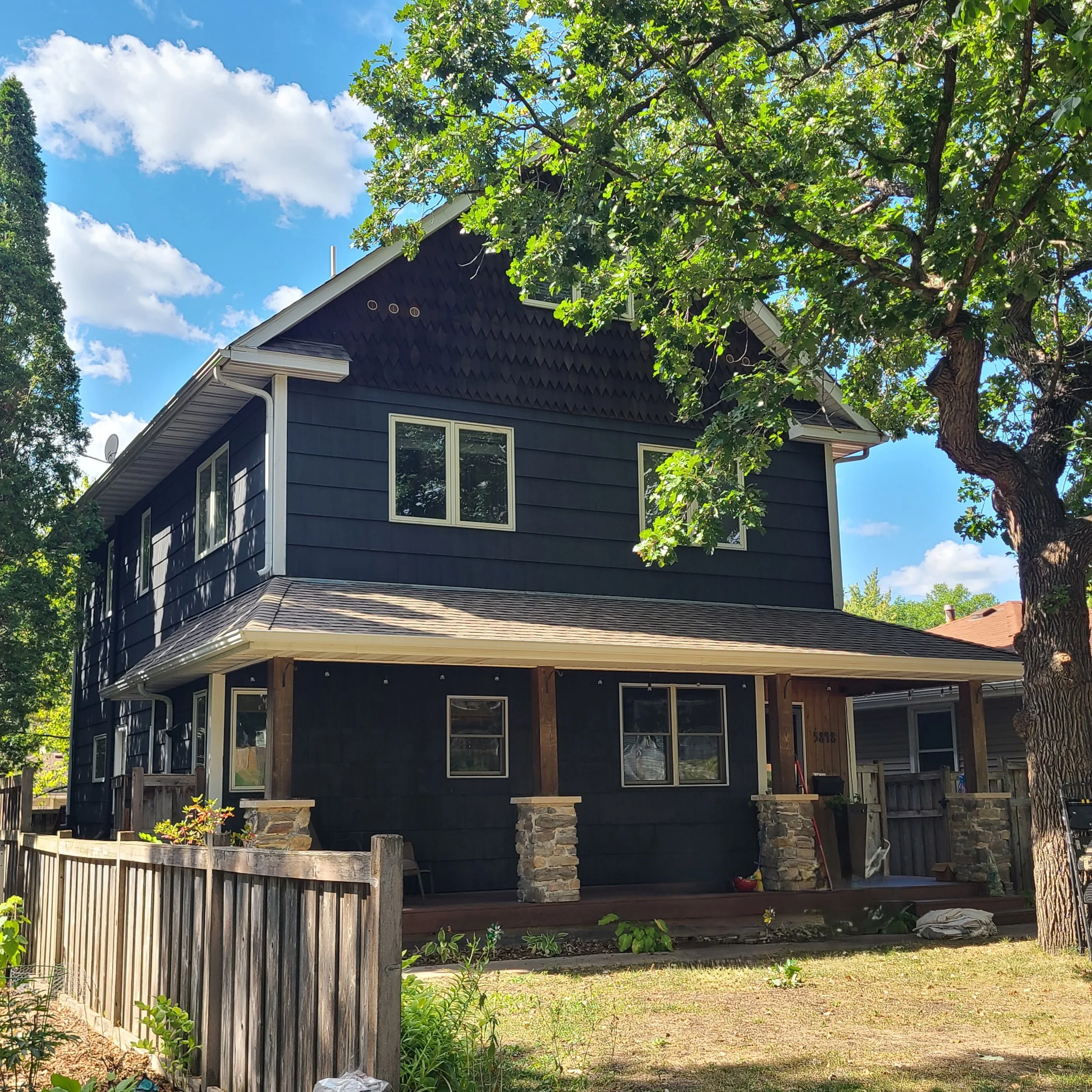 Bold exterior update in Minneapolis’ Armatage neighborhood near Lyndale Ave