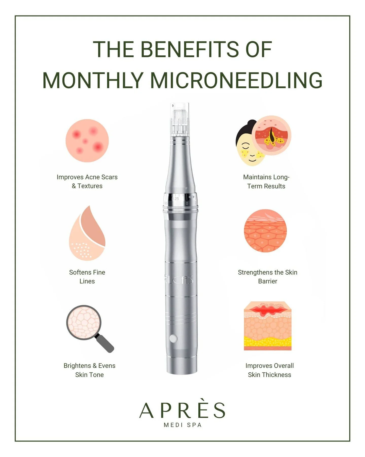 Consistency is the glow-up ✨

Monthly microneedling isn&rsquo;t just a treatment&mdash;it&rsquo;s a long-term investment in smoother texture, brighter tone, and stronger, healthier skin. From softening fine lines to improving acne scars, the results 