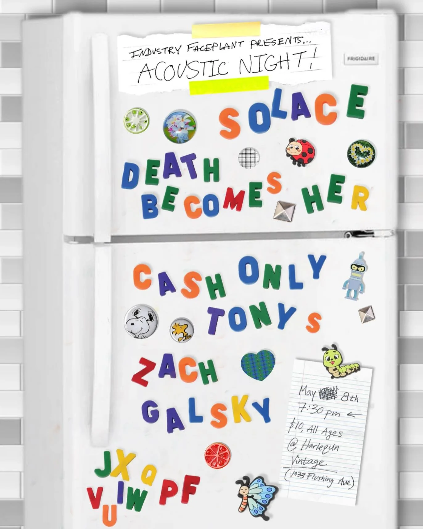 Suuuuper excited for another upcoming acoustic show May 8th at Harlequin Vintage! Limited capacity so get it while it&rsquo;s fresh! 🫐Event link in bio 🍋&zwj;🟩