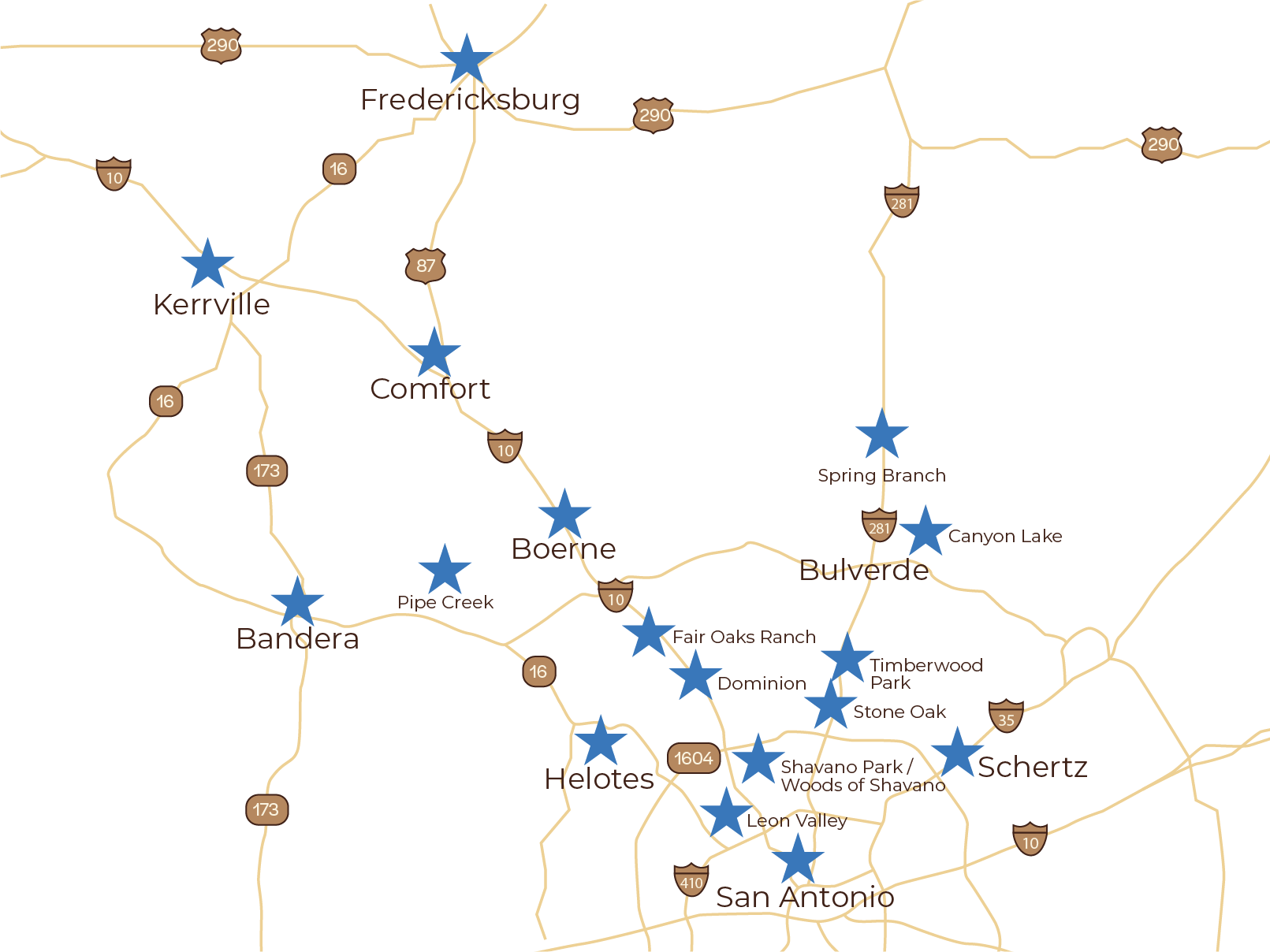 Home Comfort Co. Service Areas