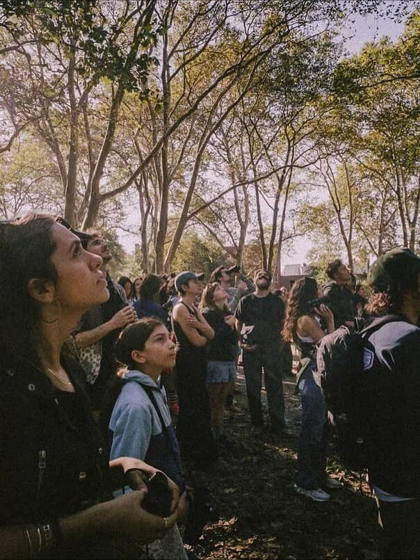 We will not believe the screens.
We will not be humanoid.
We will gather, together.
We will awaken to the real world.

Saturday, 9am. Russell &times; Driggs. New York City.
Just show up. Come see what&rsquo;s real.

📷✨ 🙏: @carolinesafran