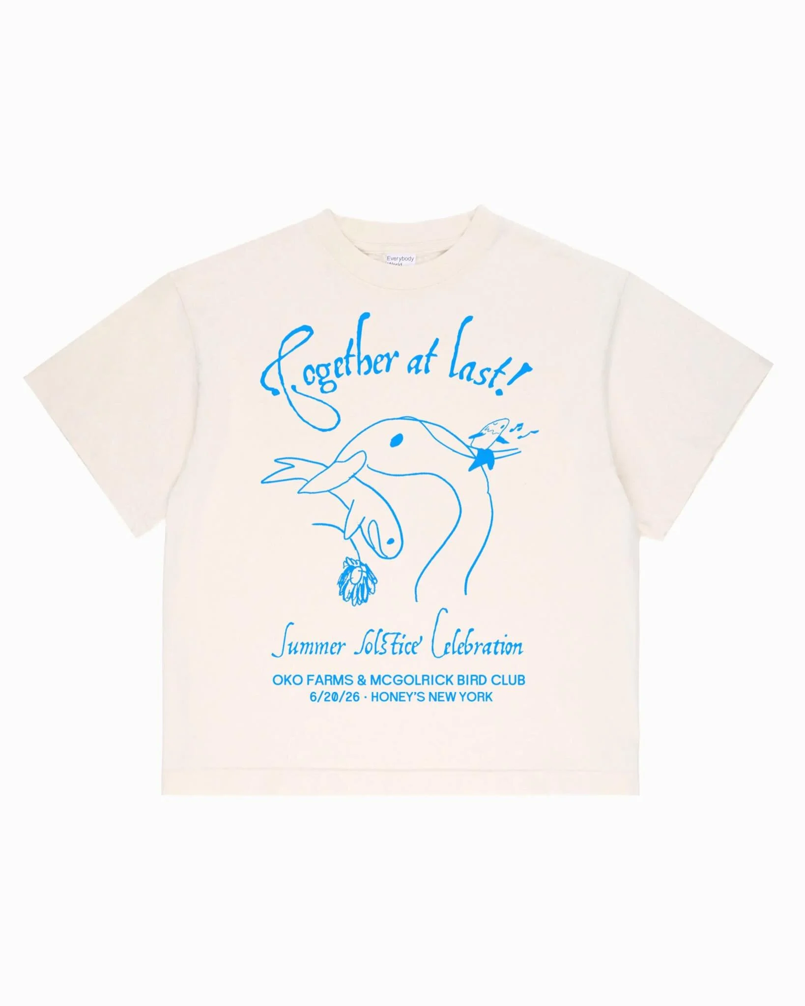 Celebrate Mother Earth&rsquo;s maximum tilt toward her cosmic muse this Saturday.

Small-group bird outing, hydroponics lesson, limited-run ethically-made best quality tee (pictured; very cute model is 5&rsquo;11&rdquo; in a Large).

Plus: plants, fo