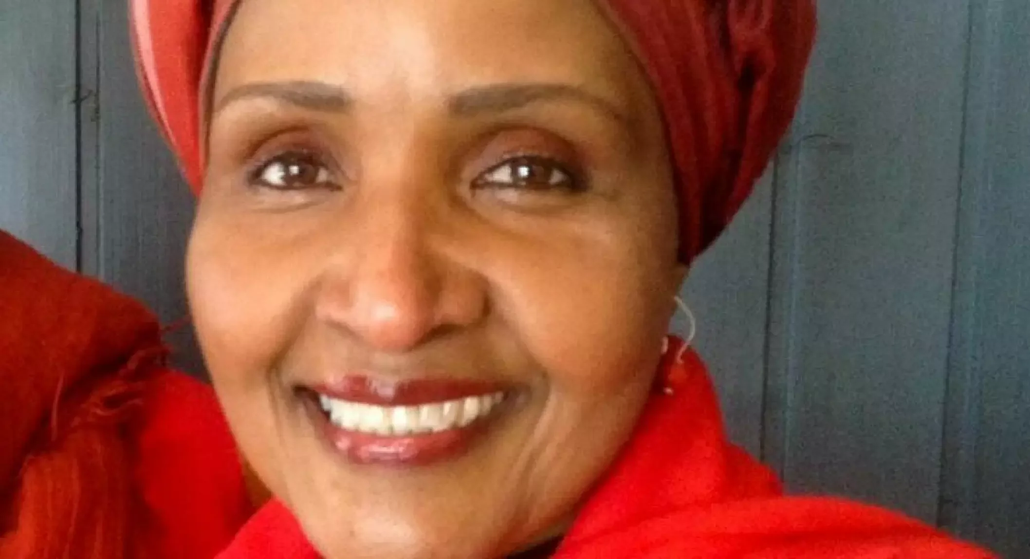 Safia Abdi Haase og hagefest hos kongen