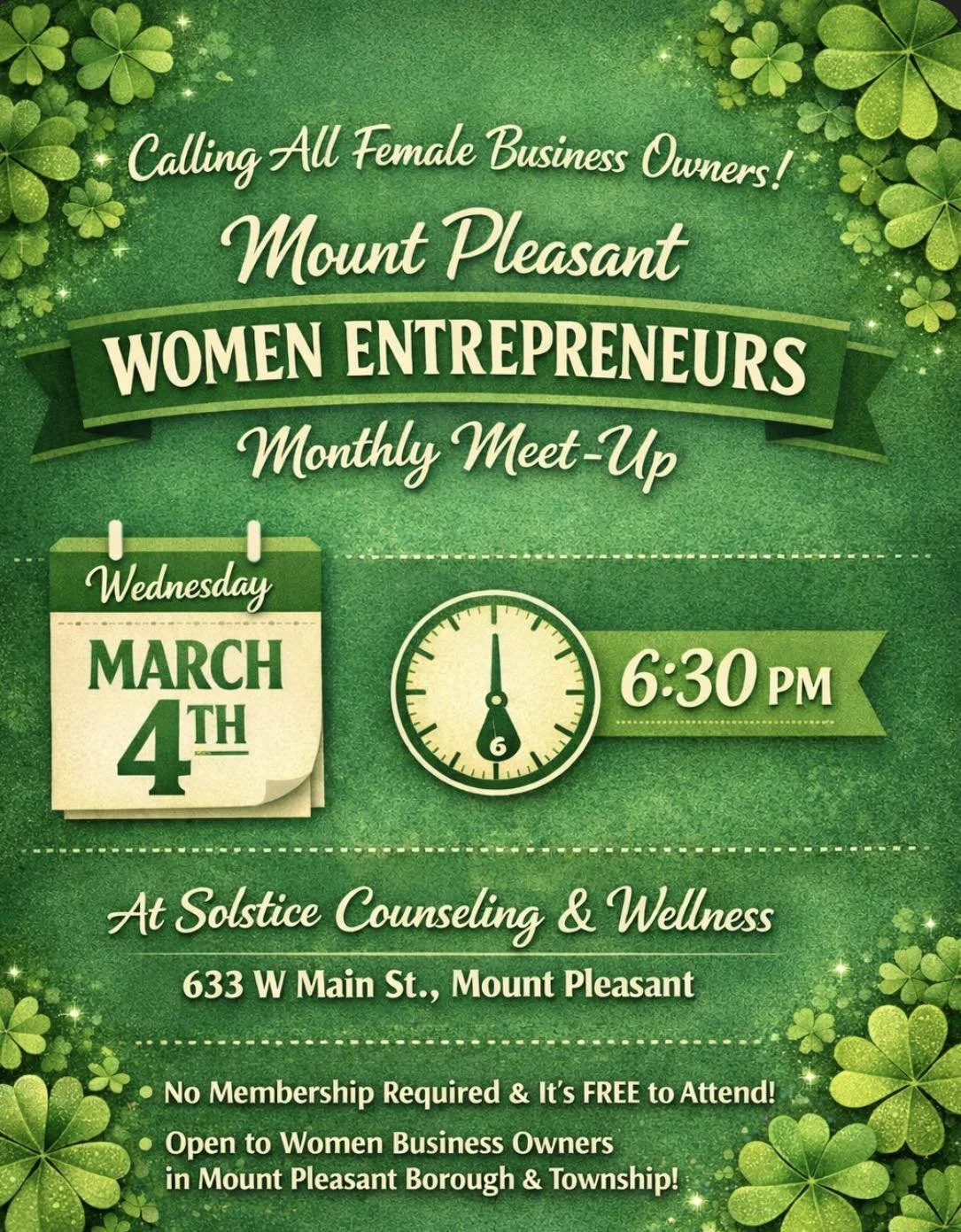 Mount Pleasant Women Entrepreneur Meet Up