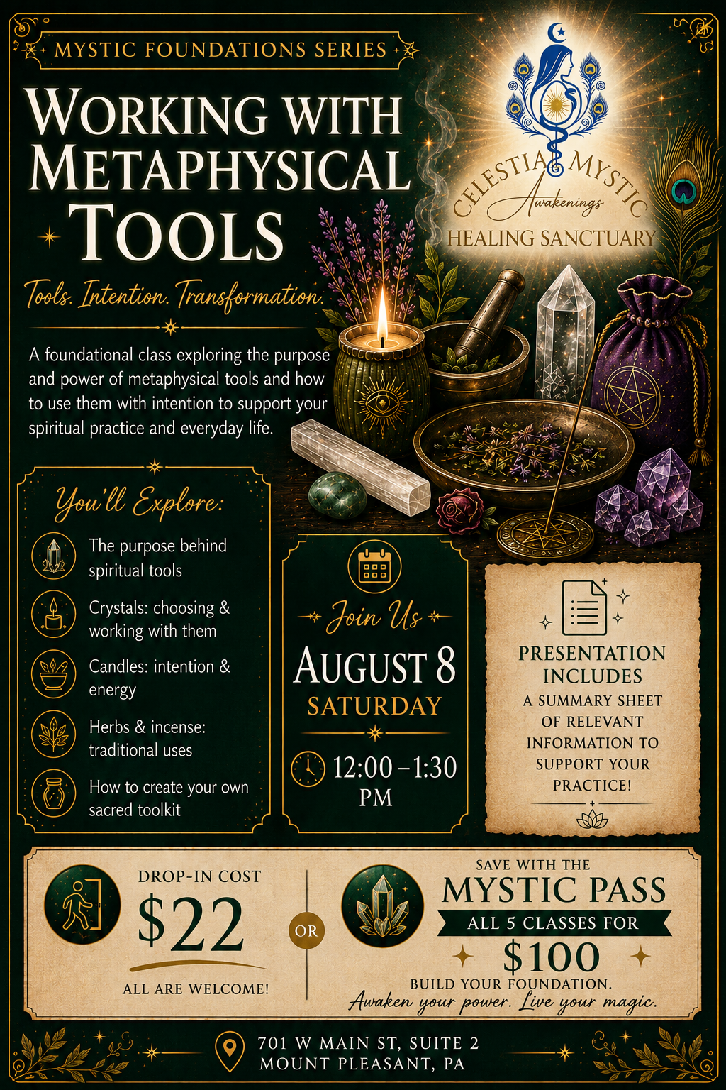 Mystic Foundation Series: Working w/ Metaphysical Tools