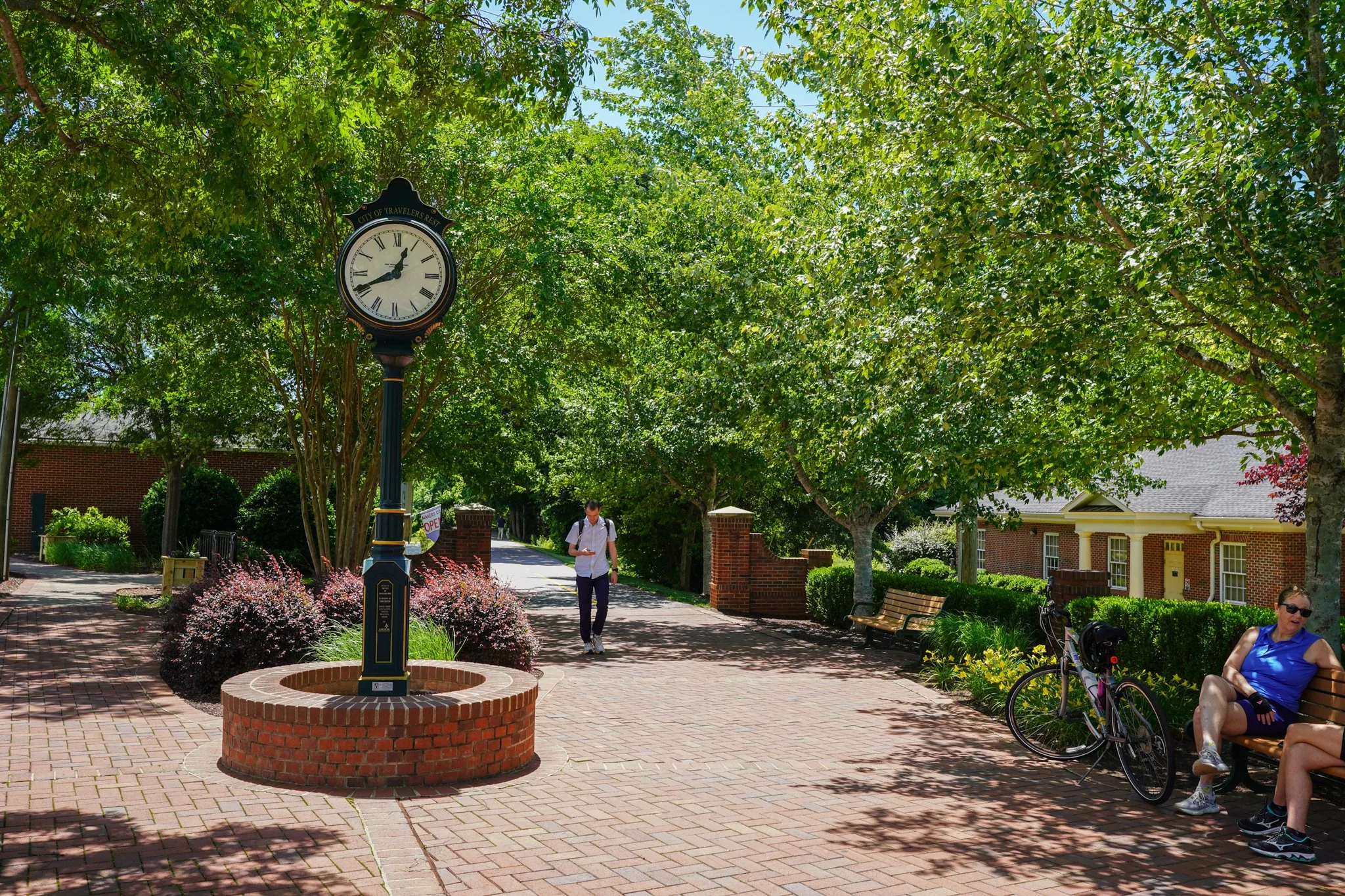 Visit Travelers Rest SC Swamp Rabbit Trail Clock Tower.jpg