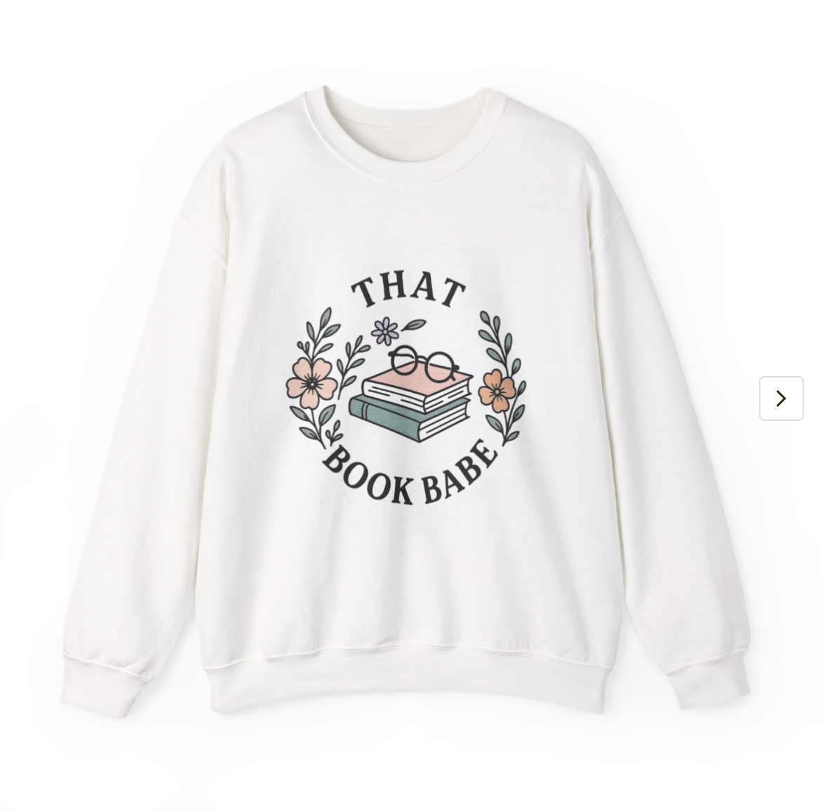 "That Book Babe" Logo Graphic Unisex Crewneck