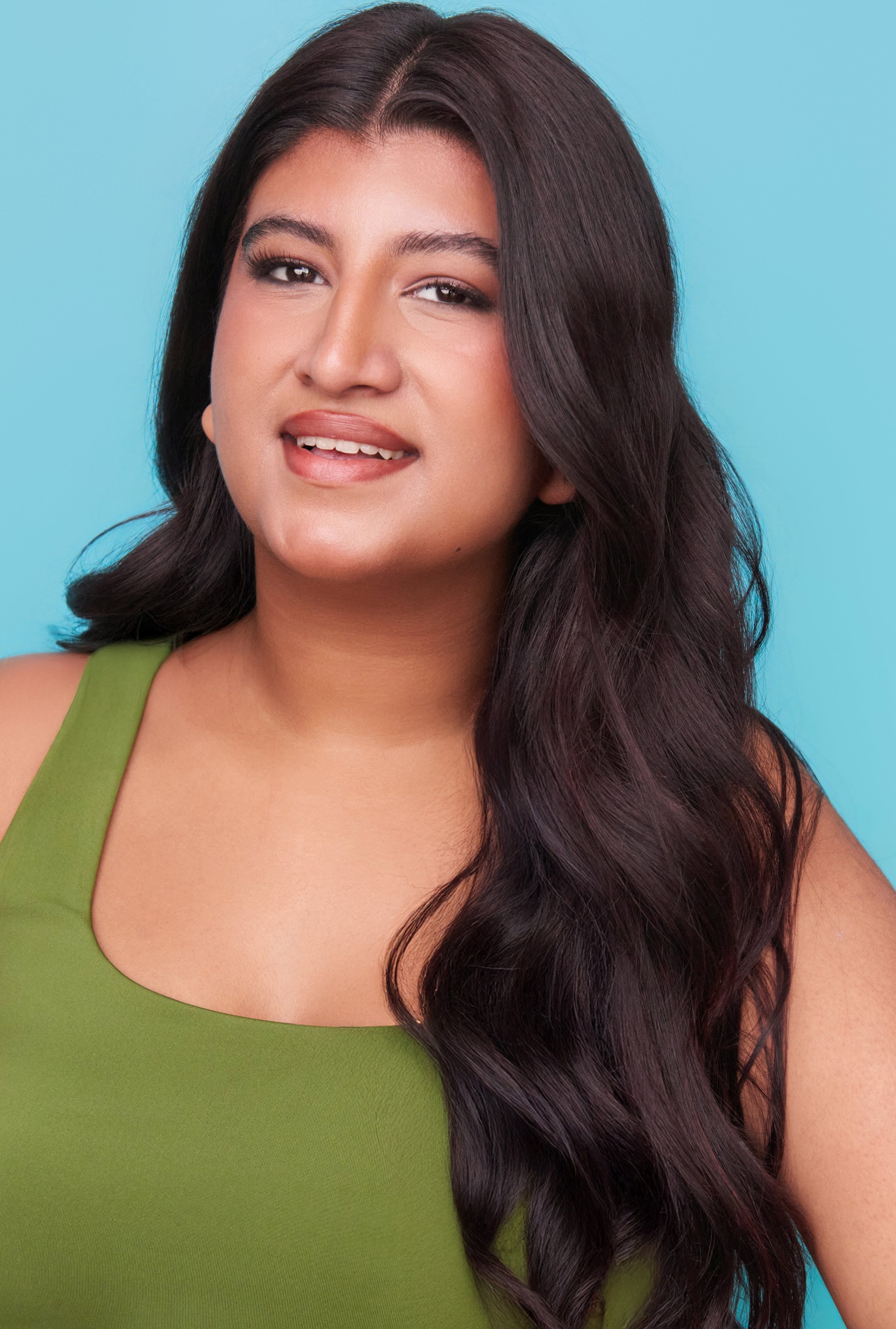 Amber Dhall Comedy Acting Headshot 2026 (Photo: Michael Kushner)