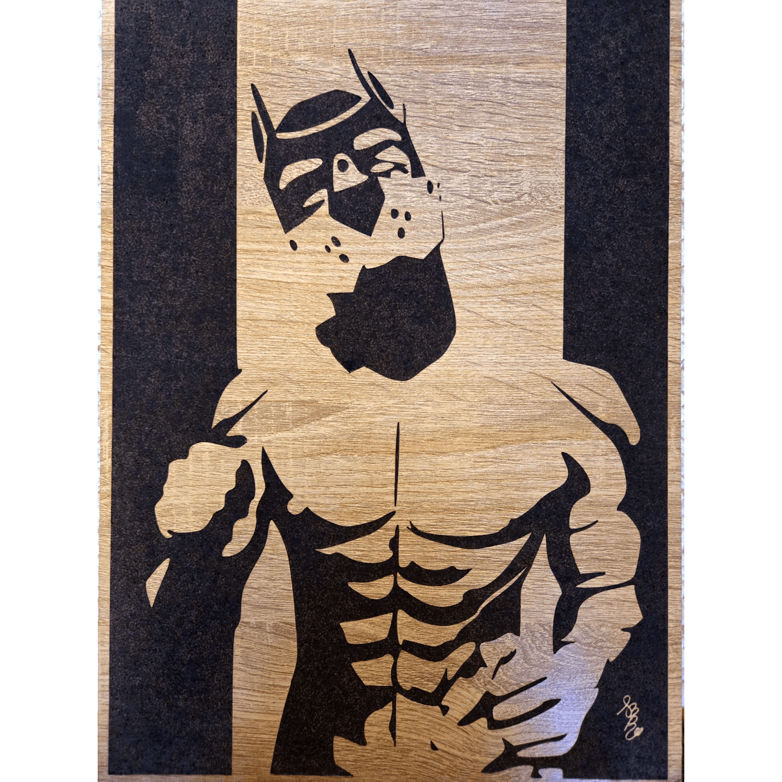 Fetish Pup Slave Gay Pyrography Art