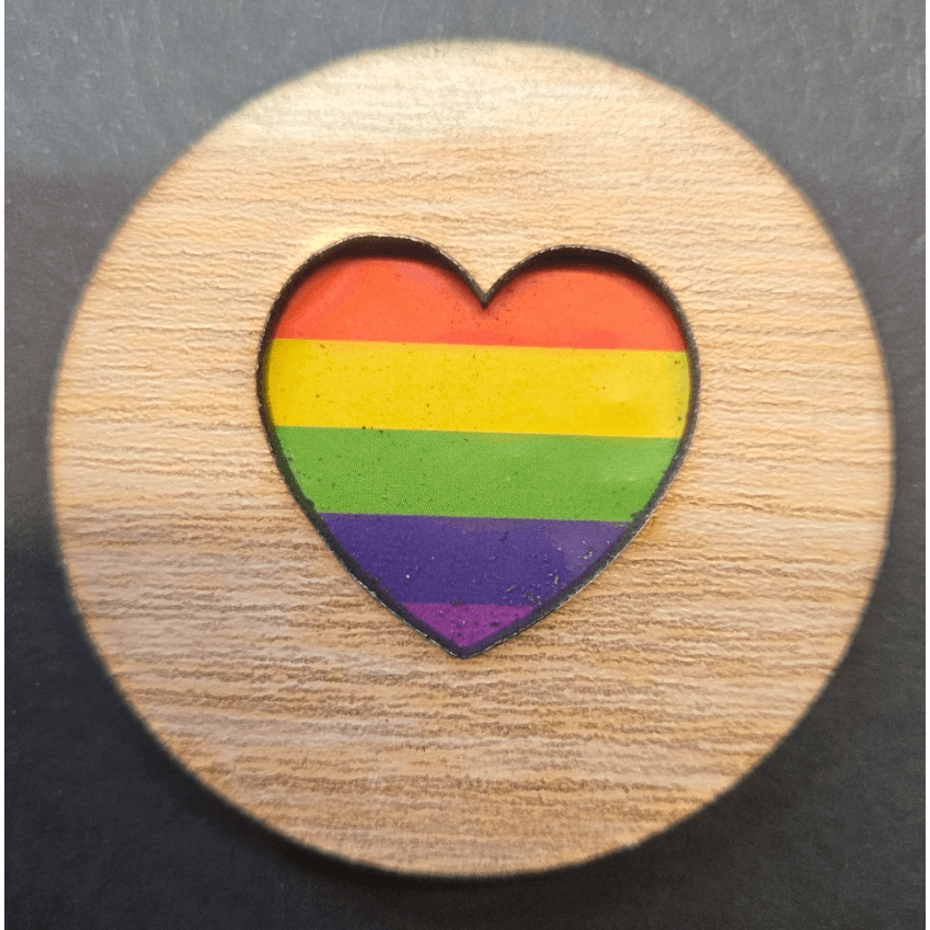 Gay Pride  Heart Magnet
