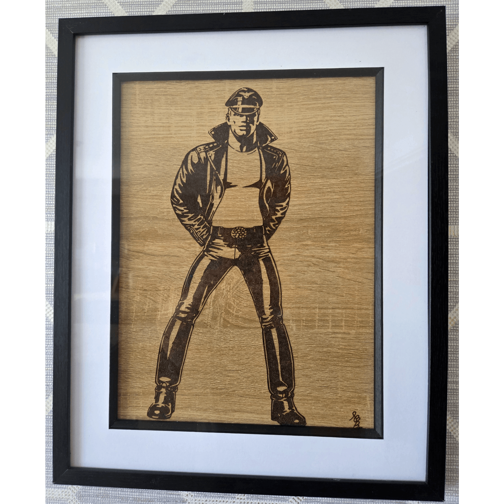 The Stripper Pyrography Art