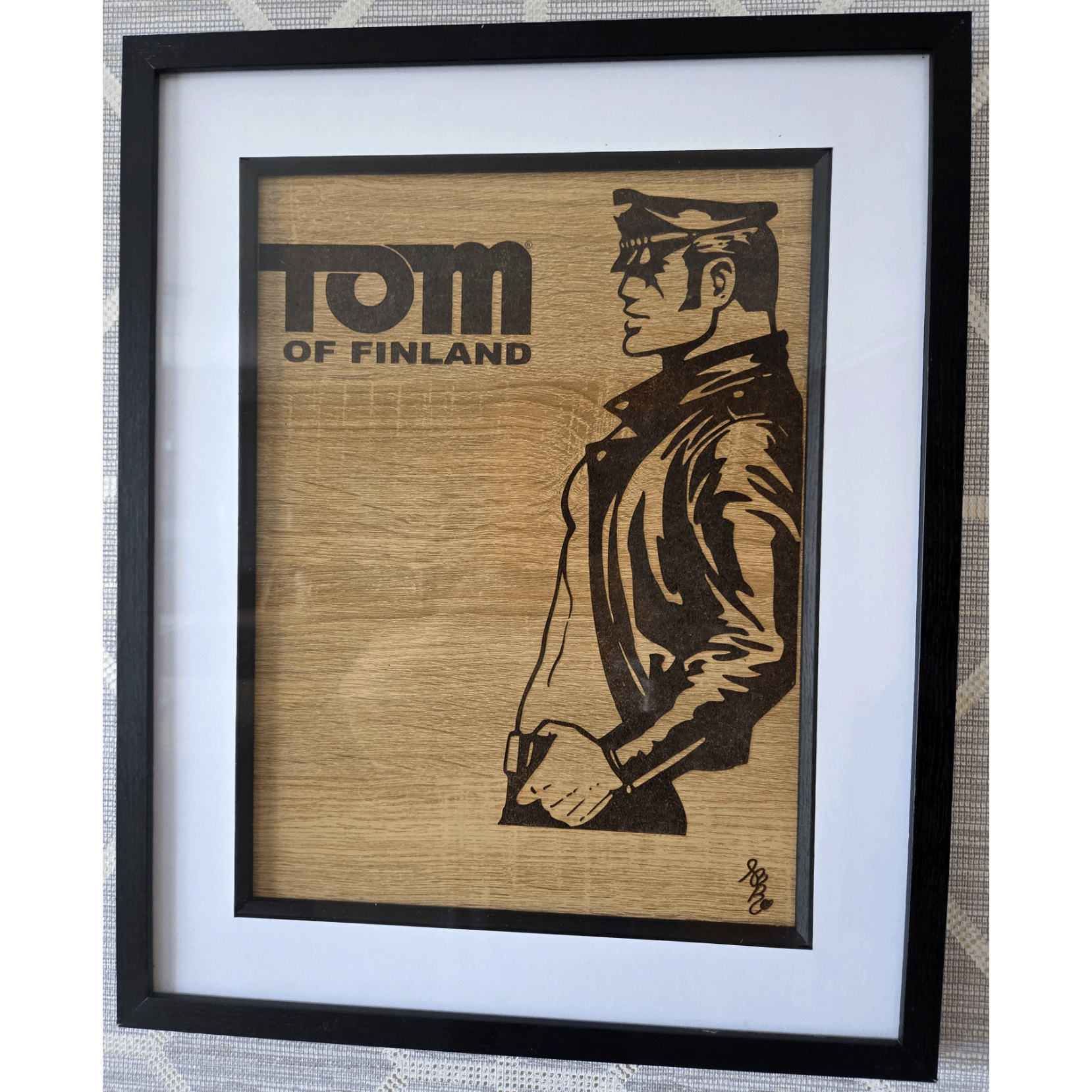 Tom Of Finland Leather Fetish Gay Pyrography Art