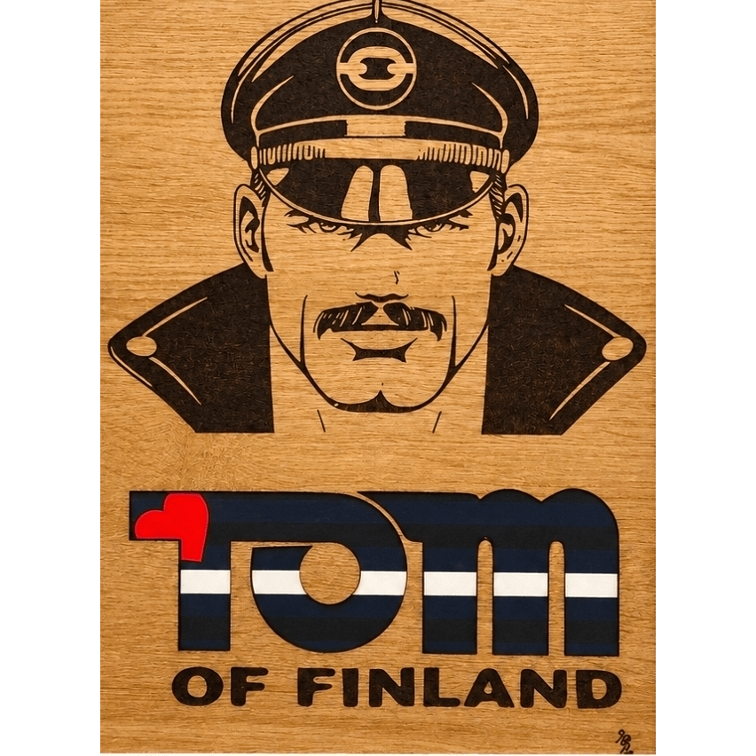 tom of finland leather flag head unframed.png