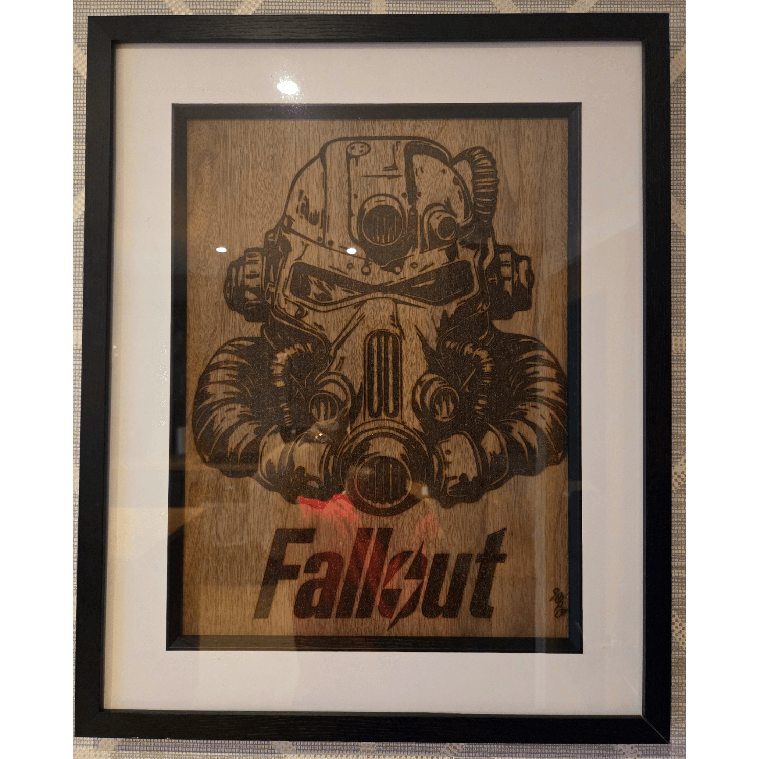 Fallout  Pyrography Art