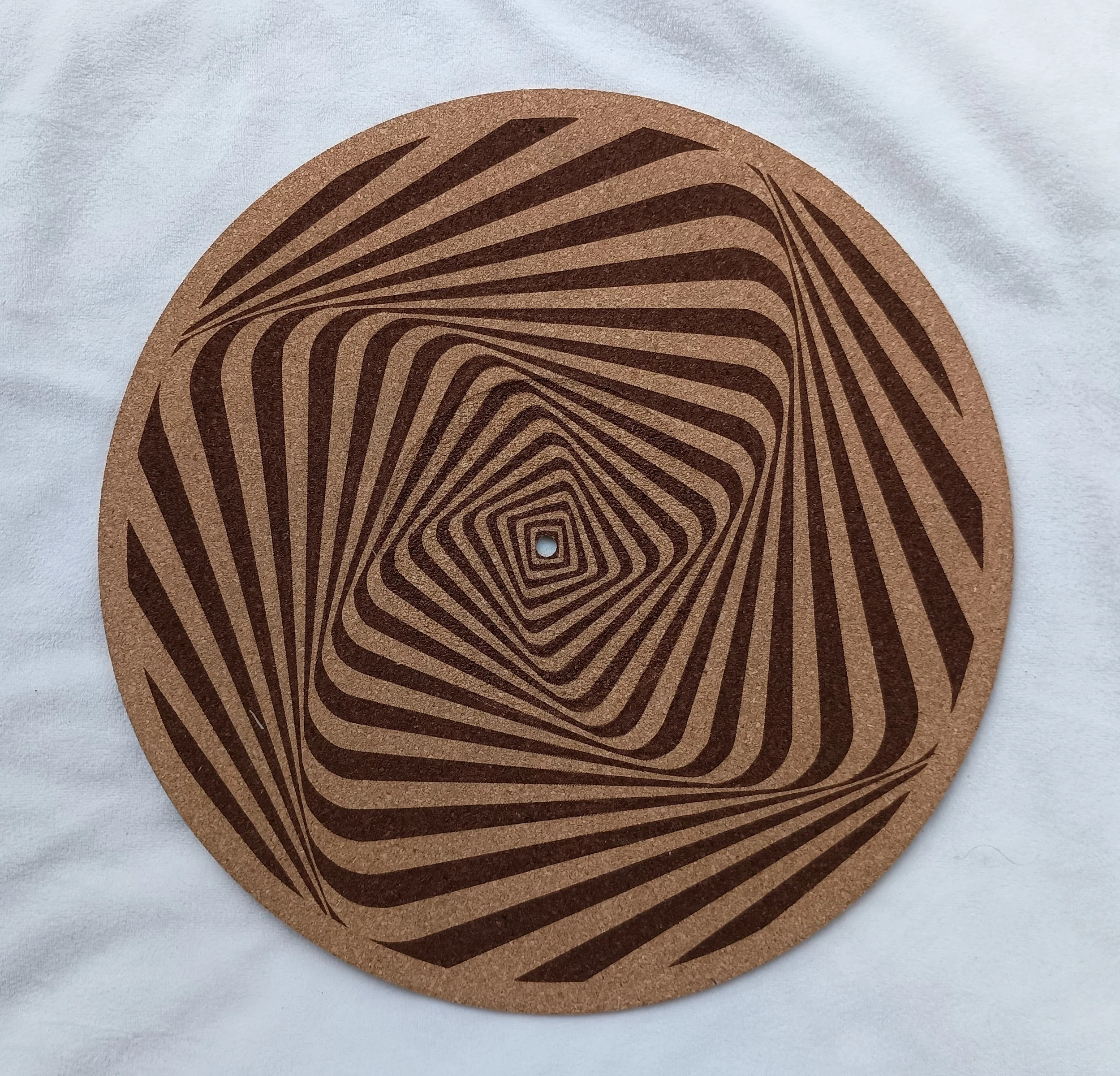 Square Spiral Illusion
