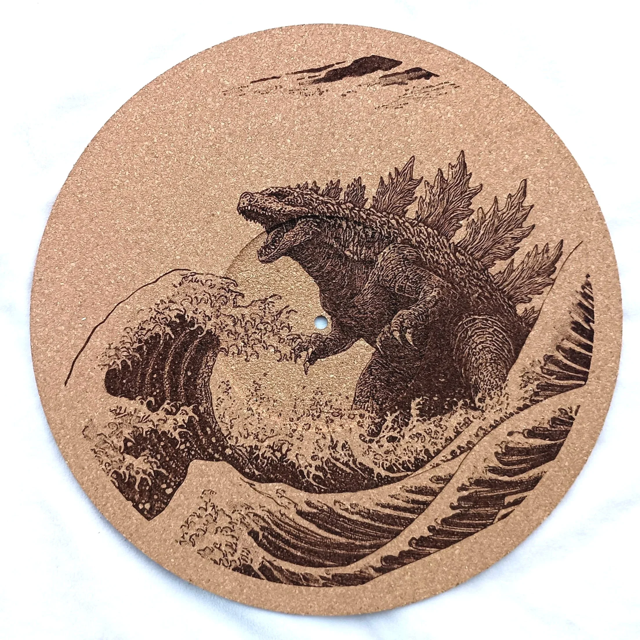 Kaiju in Great Wave off Kanagawa