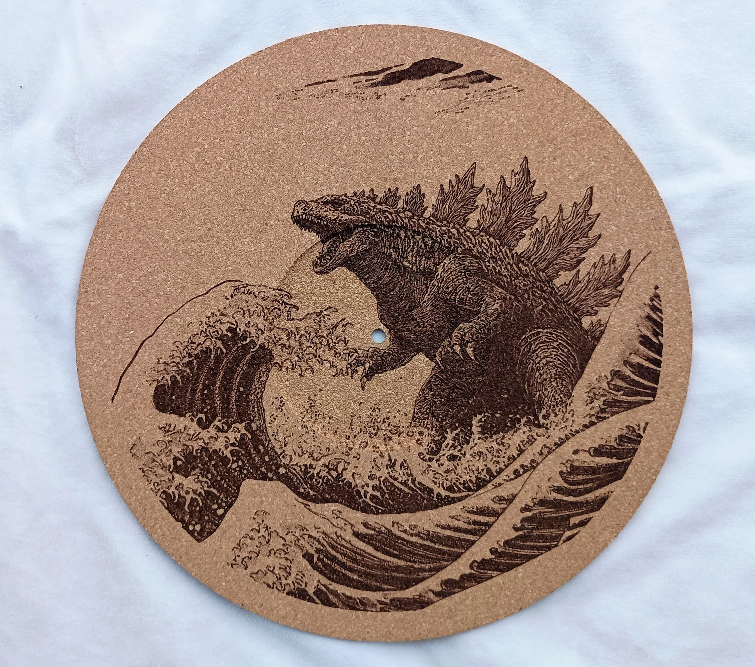Kaiju in Great Wave off Kanagawa