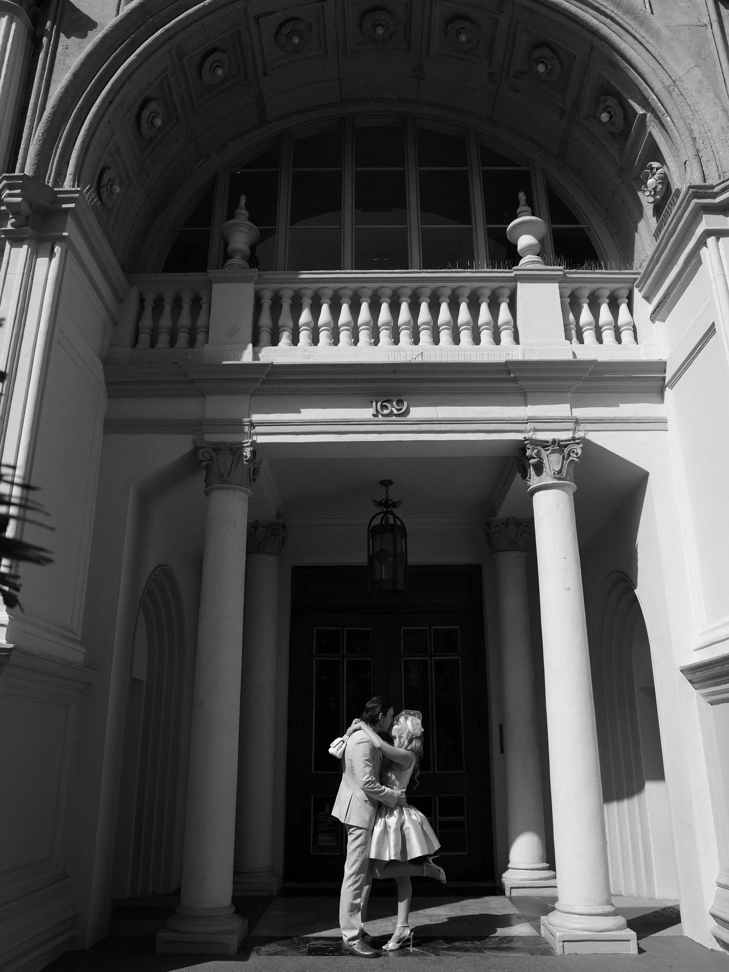 License to wed. After the paperwork was signed, Isabella &amp; Robby slipped away for a quick editorial moment&mdash;timeless, chic, and perfectly them.
