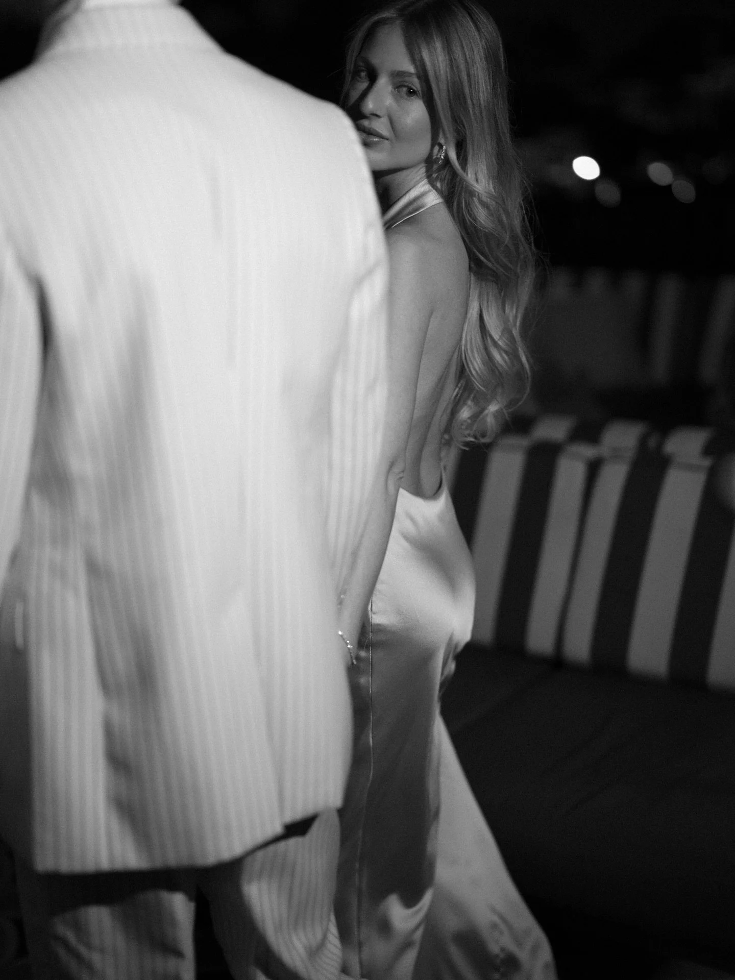 The wedding weekend began with an evening that felt effortless and intimate. Surrounded by their closest friends and family, Maria and Scott gathered at The Boca Raton to mark the beginning of their celebration.

Maria wore a sleek silk look from 16A