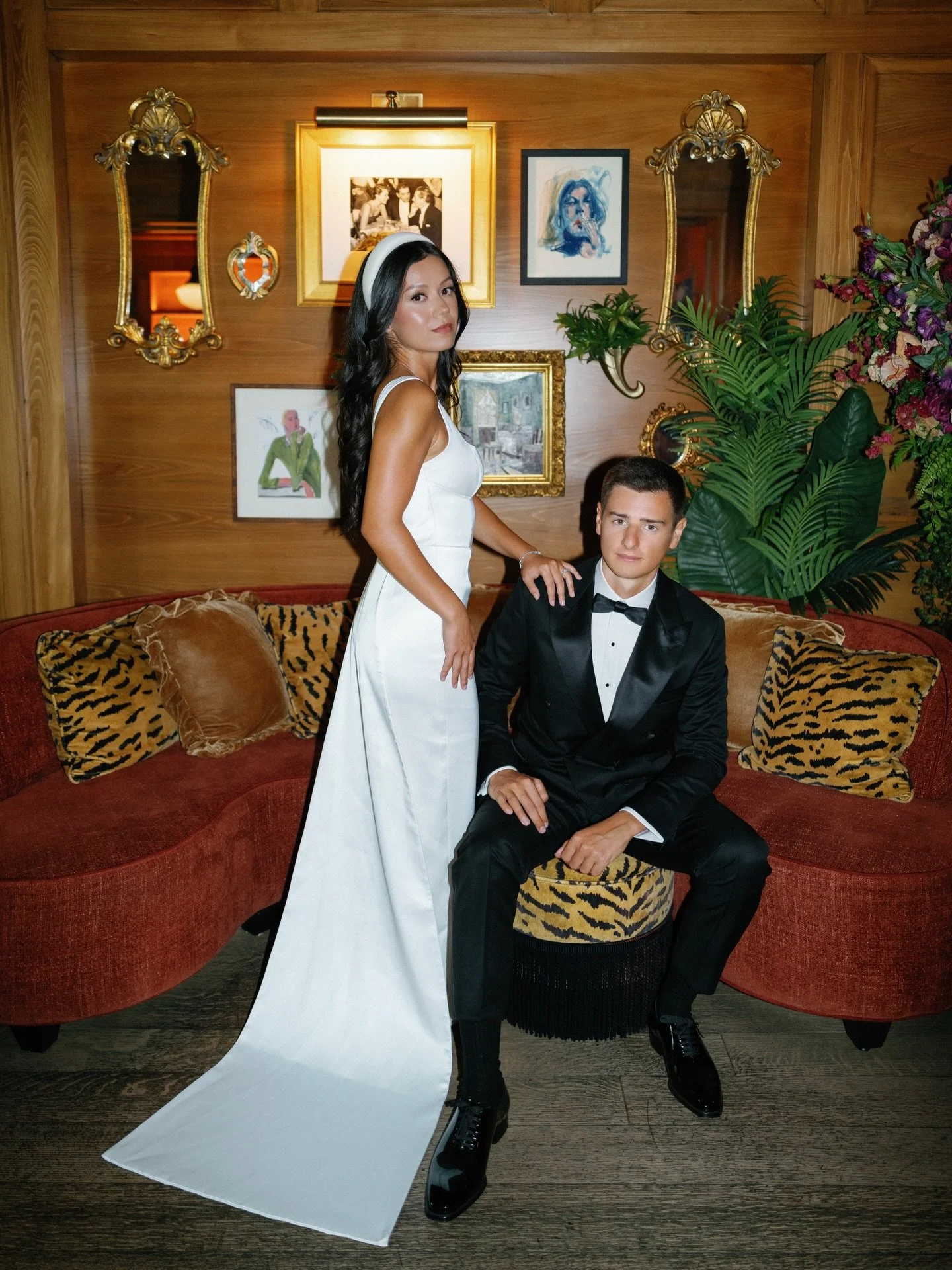 Rosa &amp; Lorenzo at Ch&acirc;teau ZZ&rsquo;s.

An intimate gathering in the heart of Brickell that felt entirely elsewhere&mdash;like stepping into a private European residence for the night.
Every room layered with detail, florals and textures by 