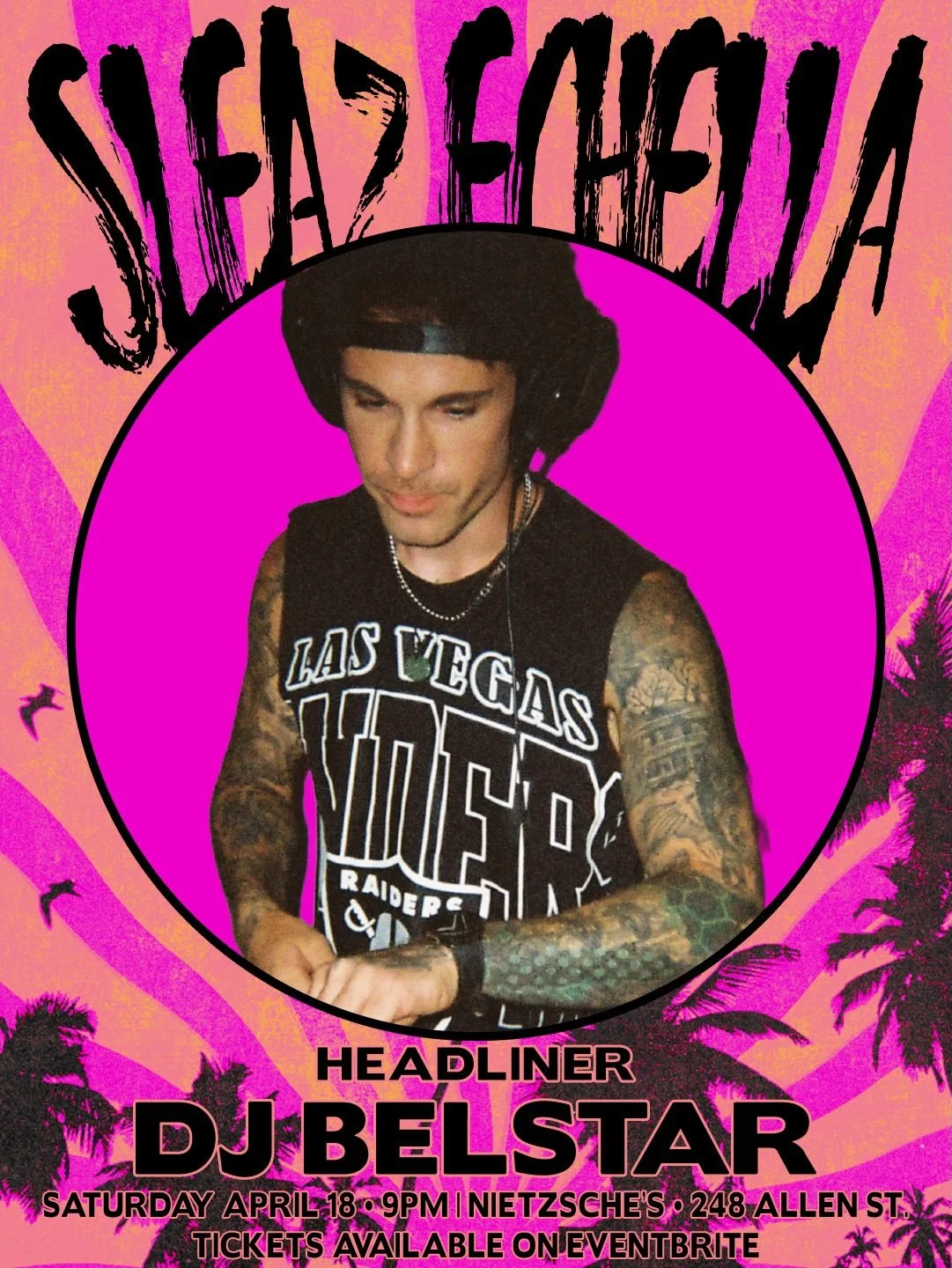 8️⃣ DAYS TIL WE GET SLEAZY ONCE AGAIN 

behind the decks &amp; keeping the dancefloor groovin all through the night, we have dj&rsquo;s

🌴 dj belstar
☀️ dj rag/bag
🌸 william paul

🎤 &amp; joining us for a live performance is electronic superstar @