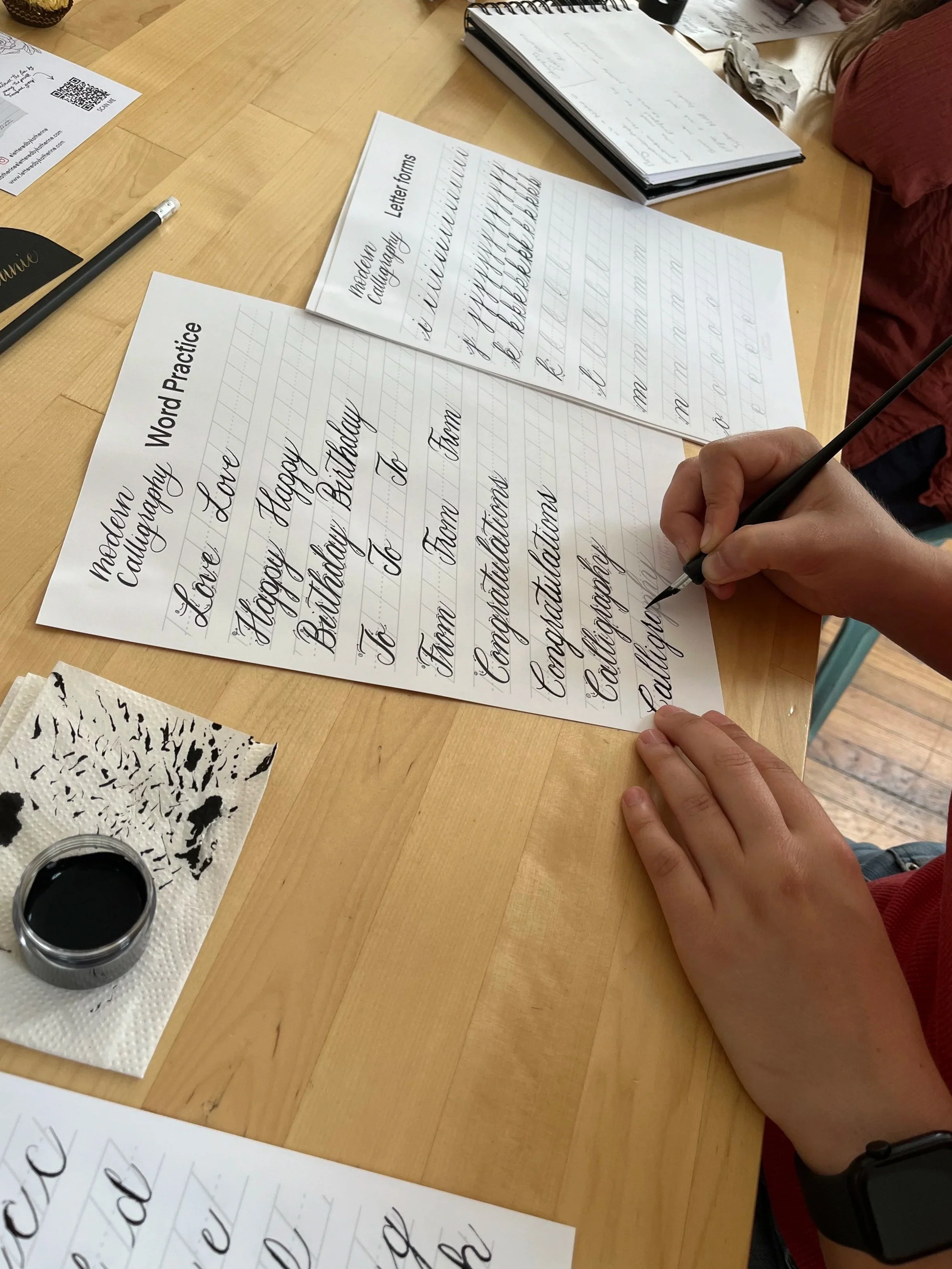calligraphy classes